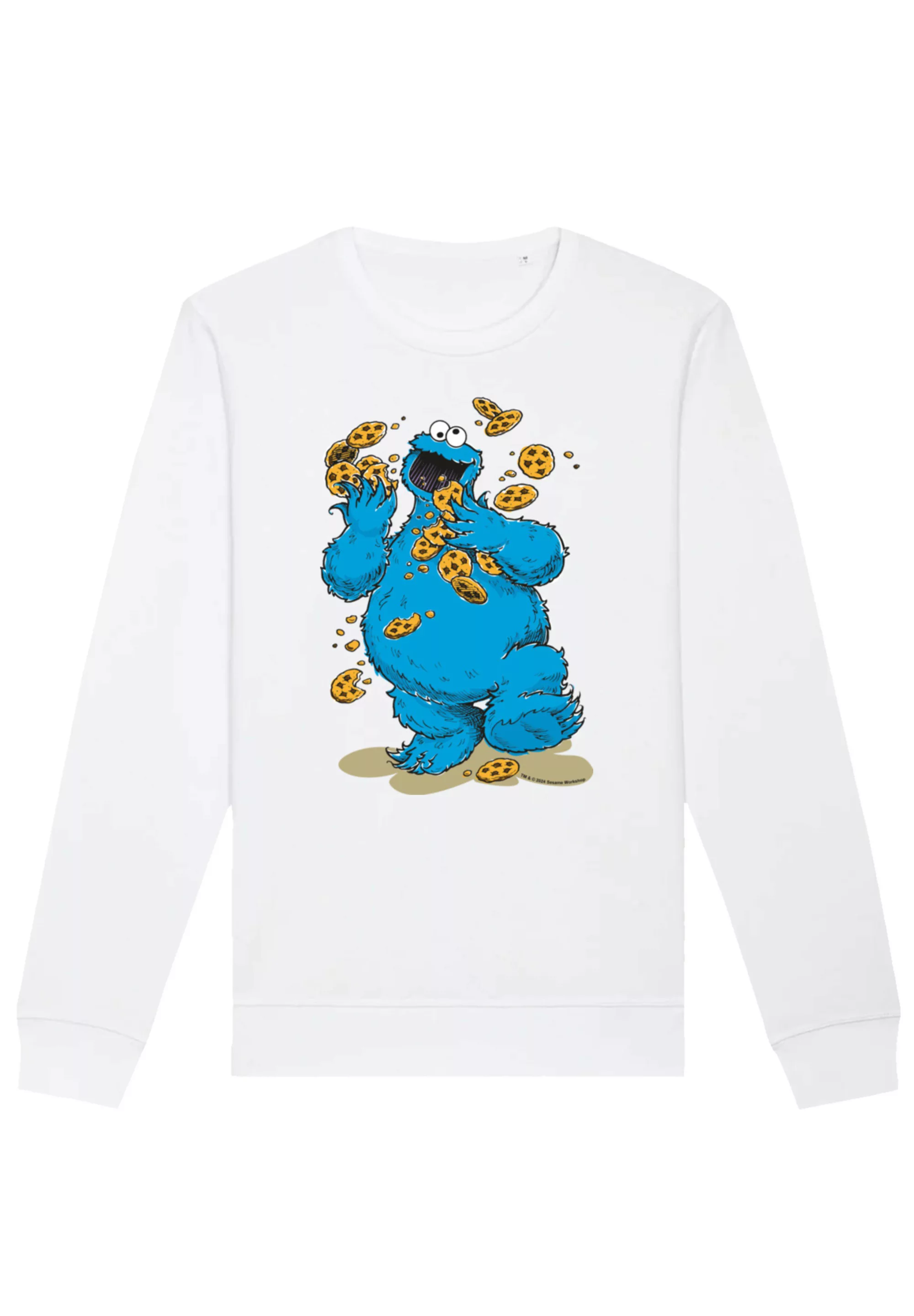 F4NT4STIC Sweatshirt "Sesamstraße Cookie Monster Cookies Everywere", Premiu günstig online kaufen