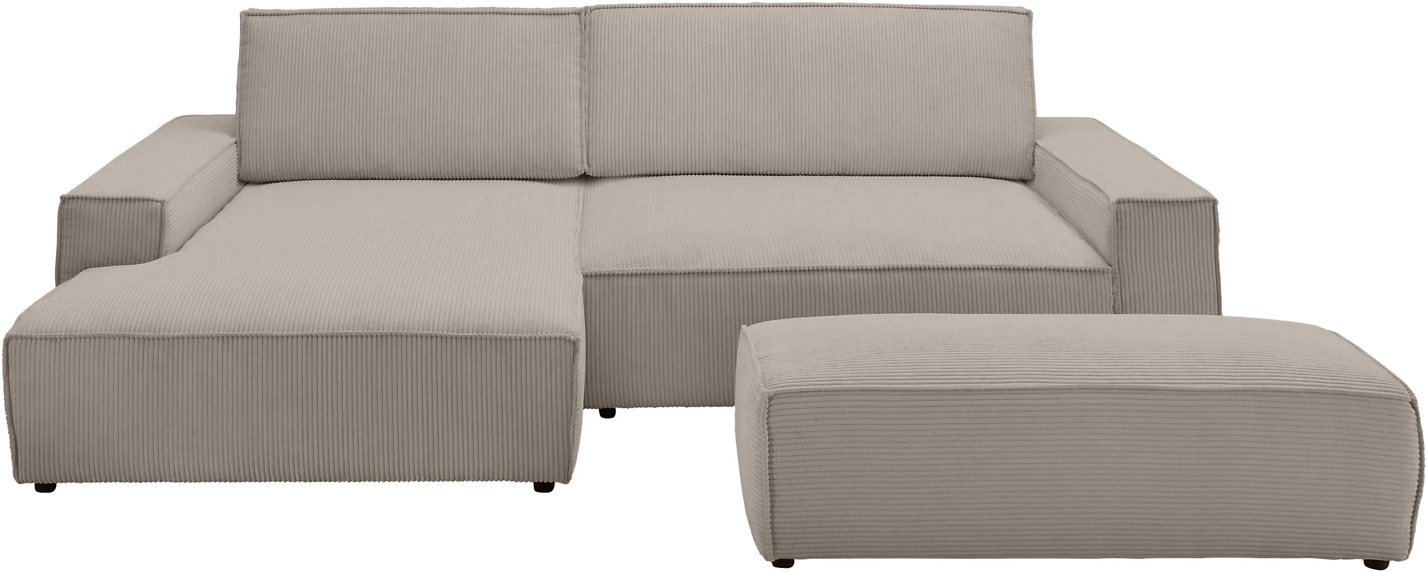 Home affaire Polsterecke »NEU: SHERWOOD XXL tief, L-Form mit Schlaffunktion günstig online kaufen
