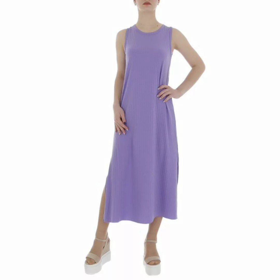 Ital-Design Sommerkleid Damen Freizeit (86164349) Stretch Rippstrickoptik M günstig online kaufen