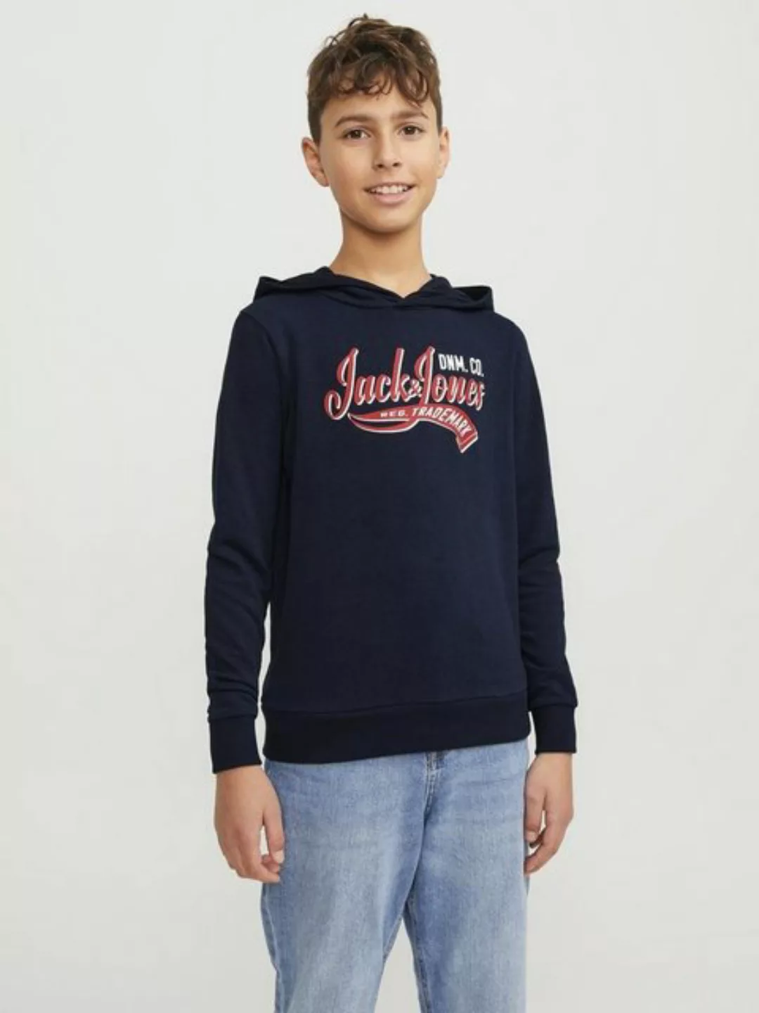 Jack & Jones Junior Hoodie JJELOGO SWEAT HOOD 2 COL 24 SN JNR günstig online kaufen