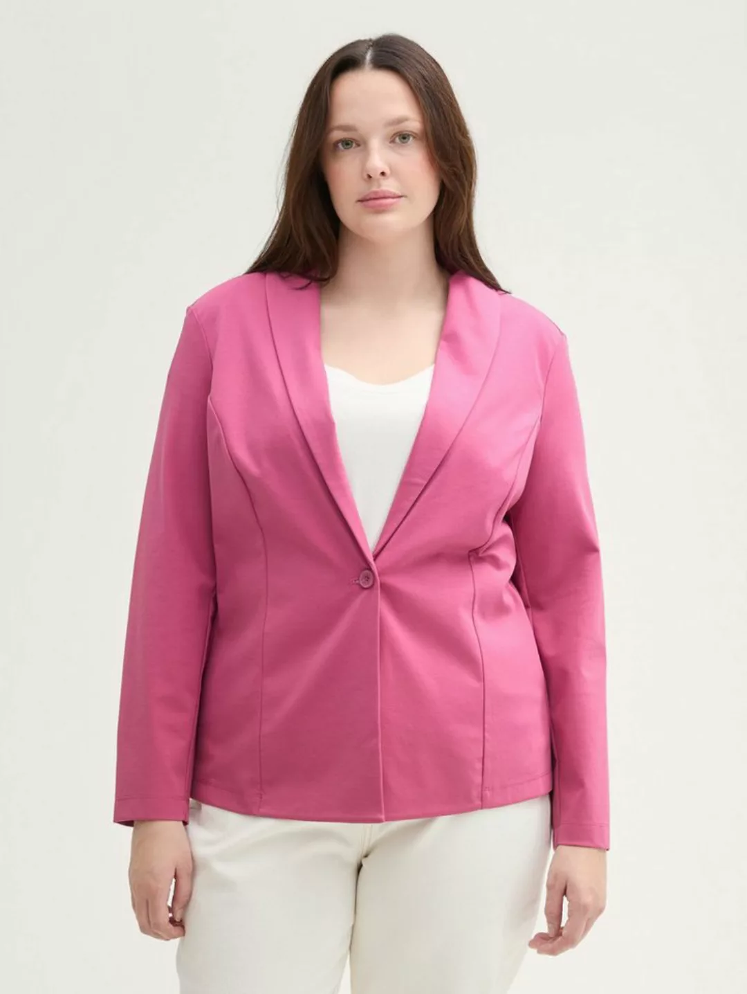 TOM TAILOR PLUS Jackenblazer Plus - Regular Fit Blazer günstig online kaufen