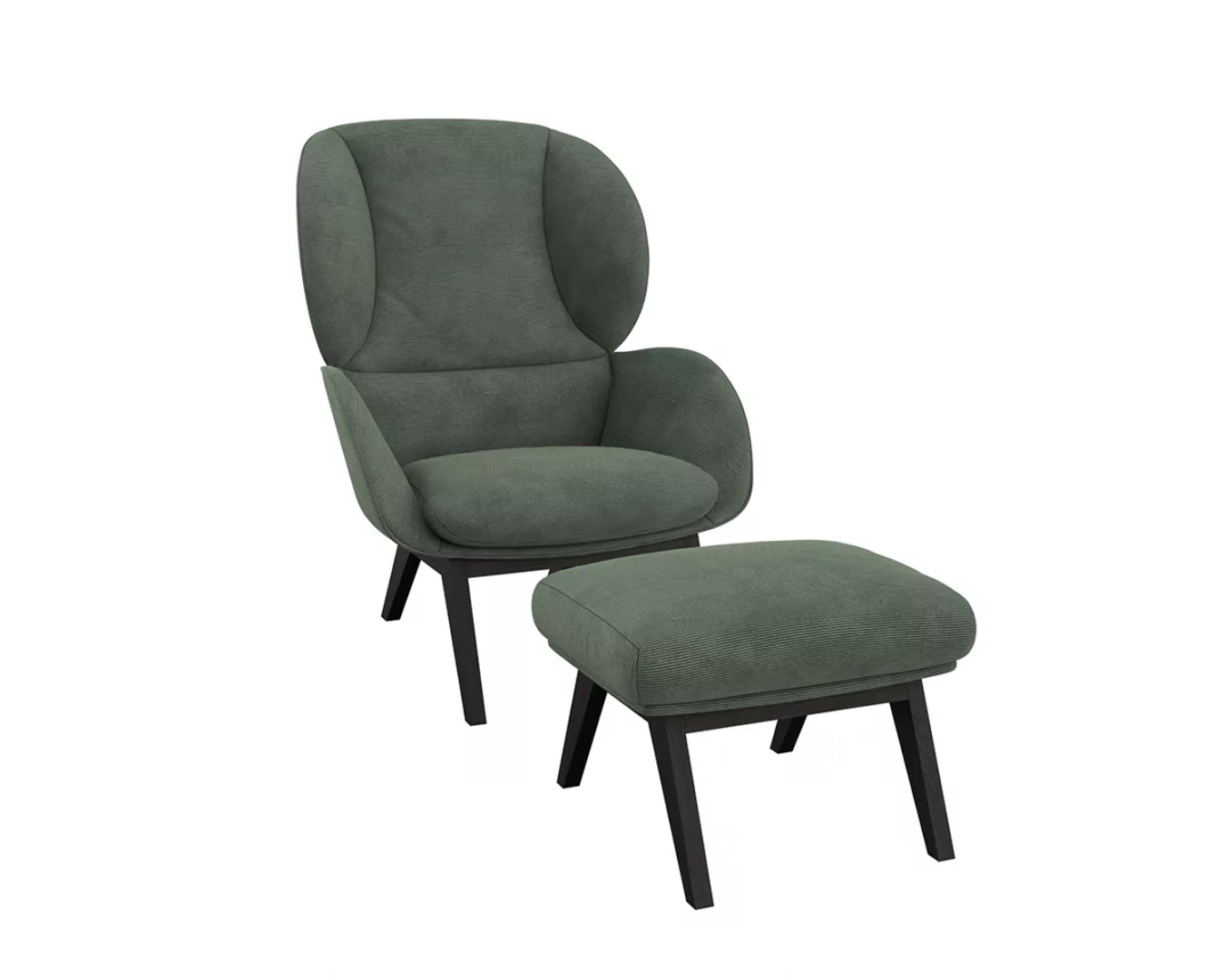 FLEXLUX Ohrensessel "Adria Designsessel, Loungesessel,", Stil & Komfort, or günstig online kaufen