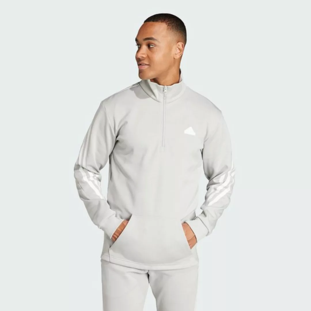 adidas Sportswear Sweatshirt FUTURE ICONS 3-STREIFEN HALF-ZIP SWEATSHIRT günstig online kaufen
