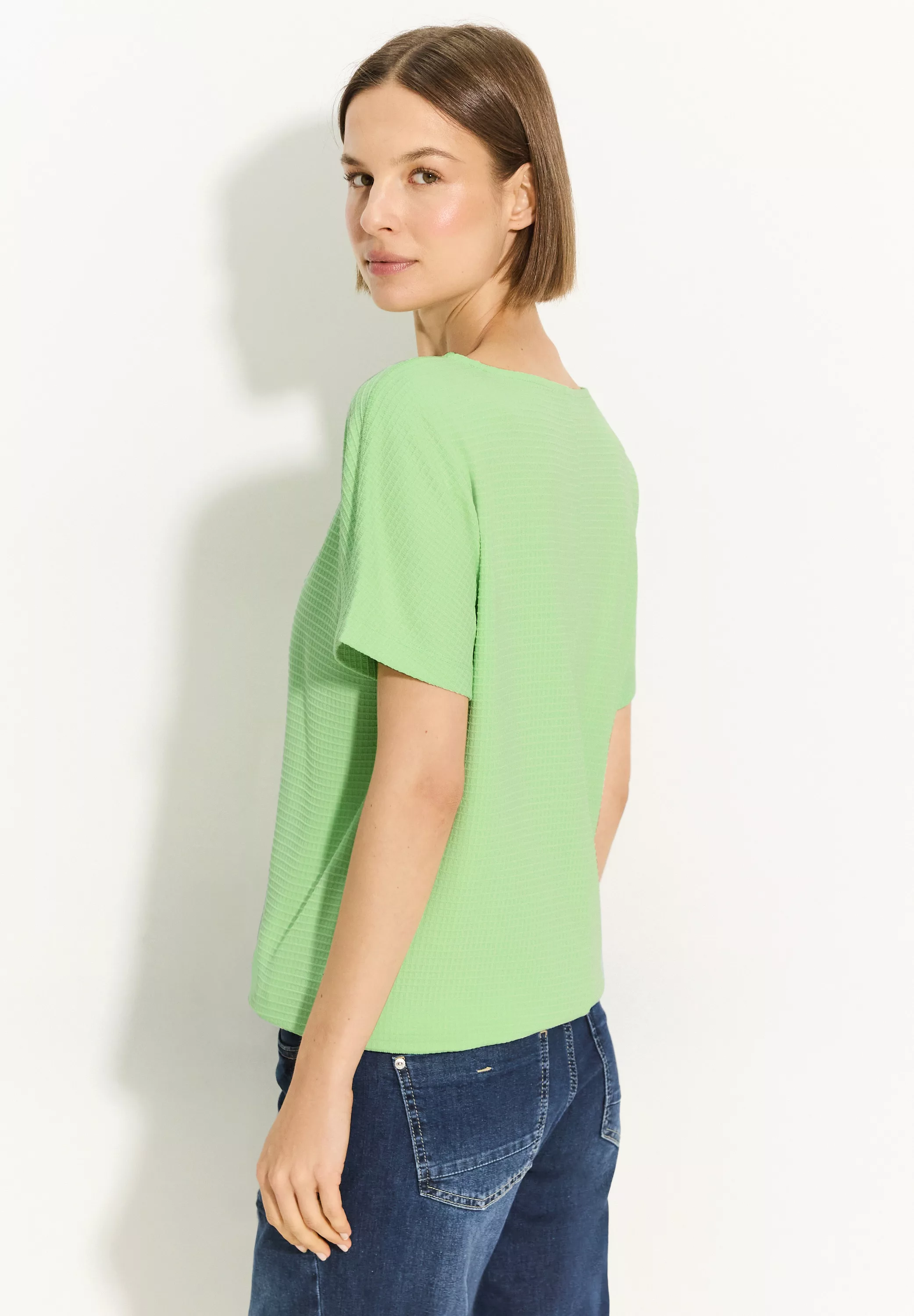 Cecil T-Shirt mit Struktur günstig online kaufen