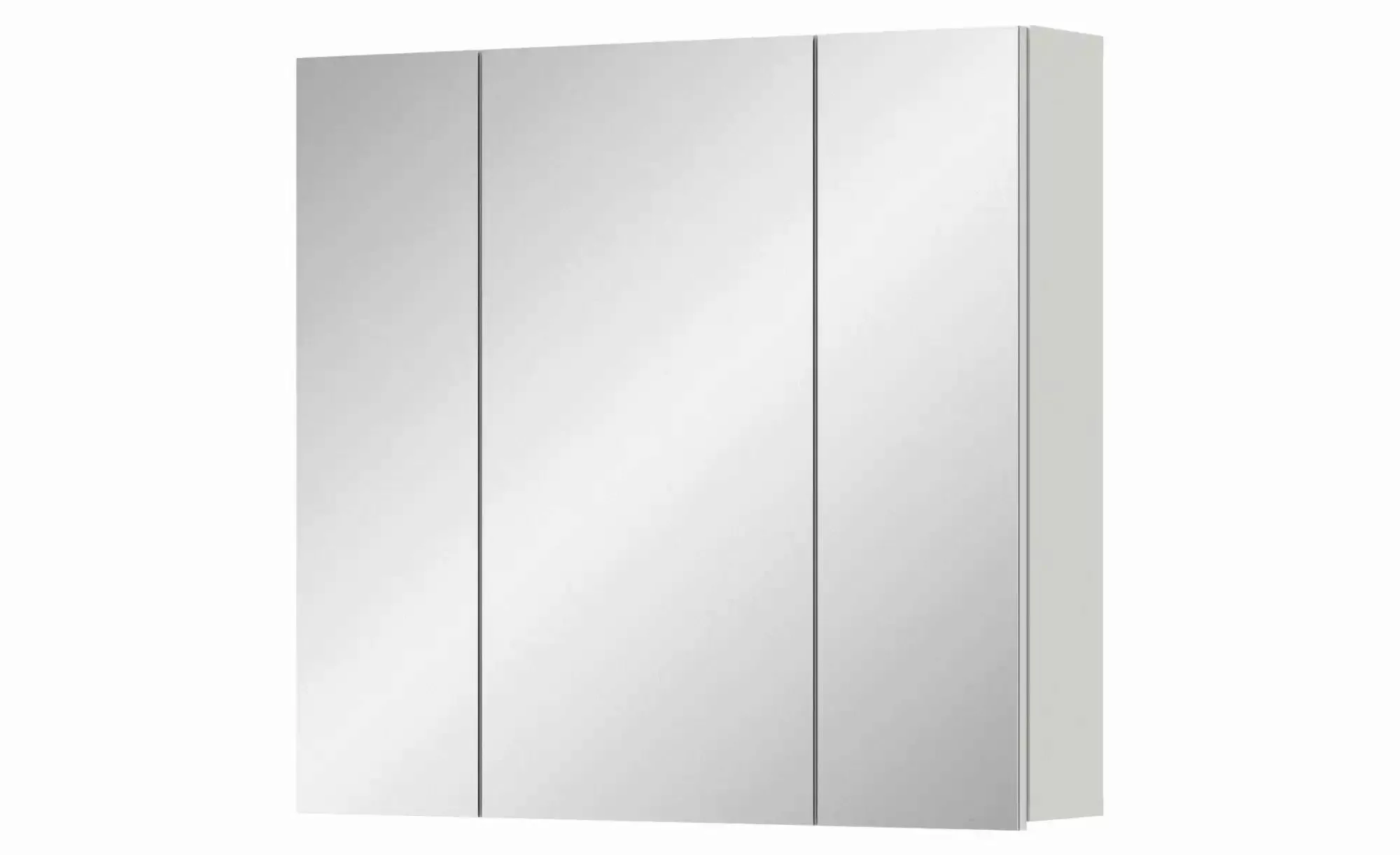 freiraum Badezimmerspiegelschrank in Weiß Hochglanz - 60x77x18cm (BxHxT) günstig online kaufen
