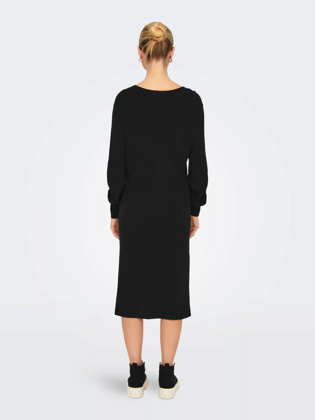 ONLY Strickkleid "ONLKATIA LS V-NECK DRESS NCA KNT" günstig online kaufen