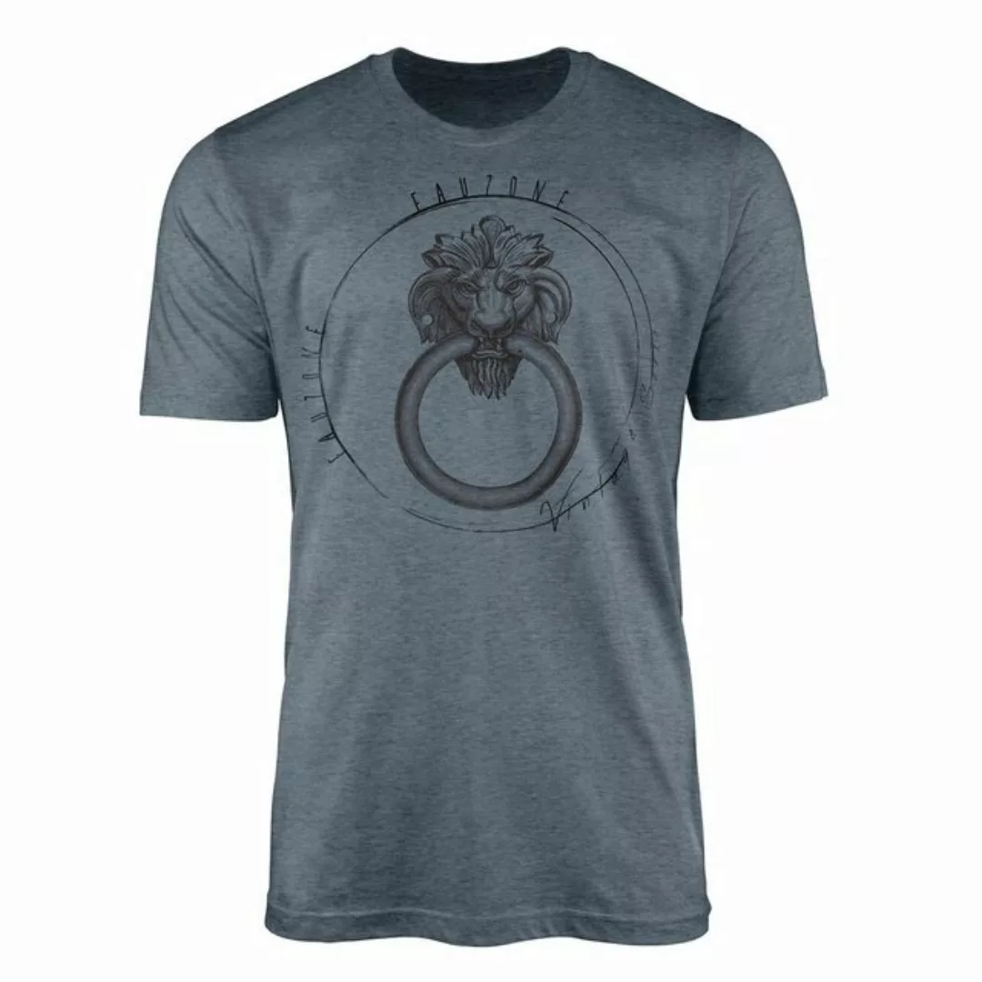 Sinus Art T-Shirt Vintage Herren T-Shirt Türklopfer günstig online kaufen