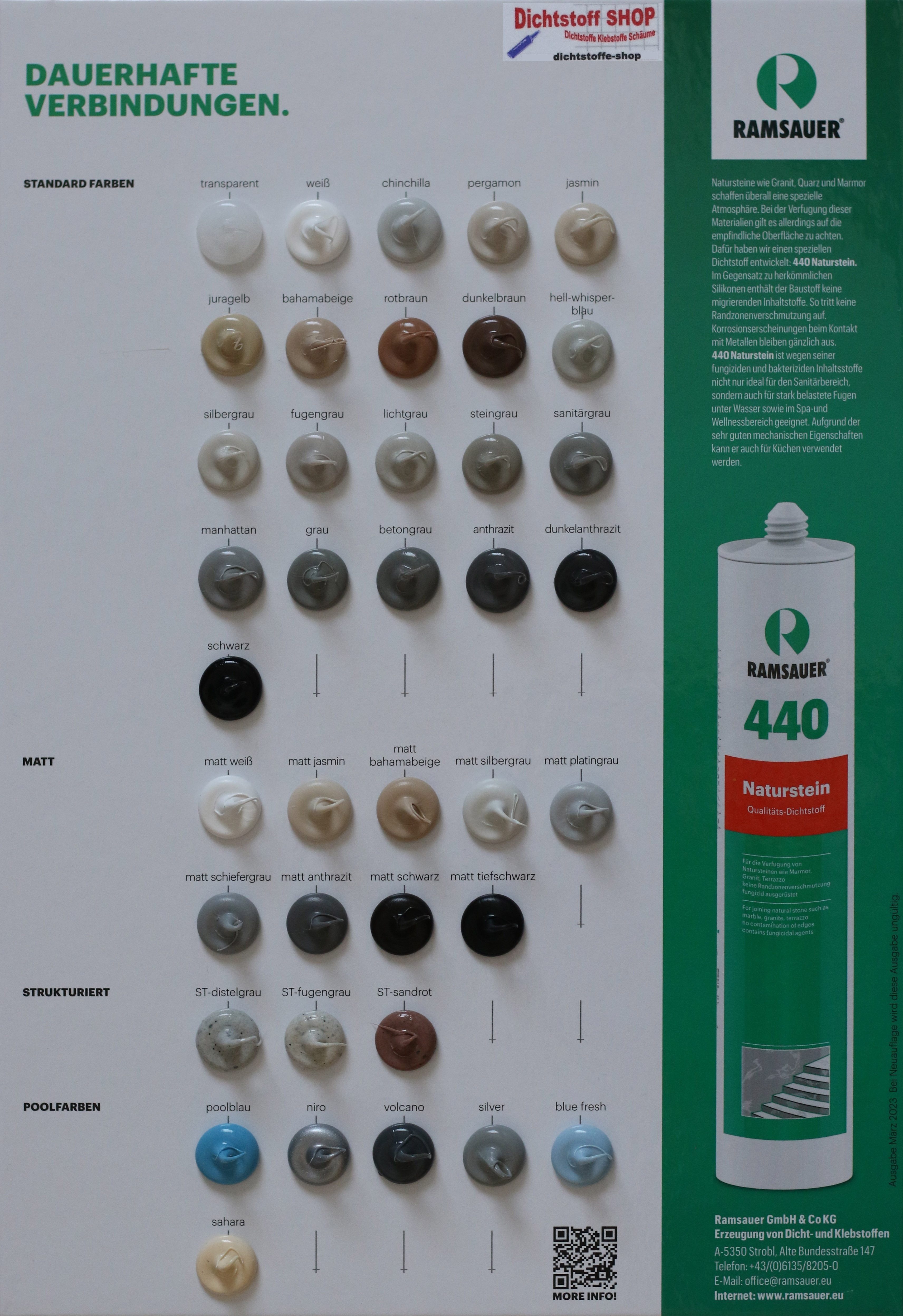 Ramsauer Dichtstoff Ramsauer 440 Naturstein Silikon günstig online kaufen
