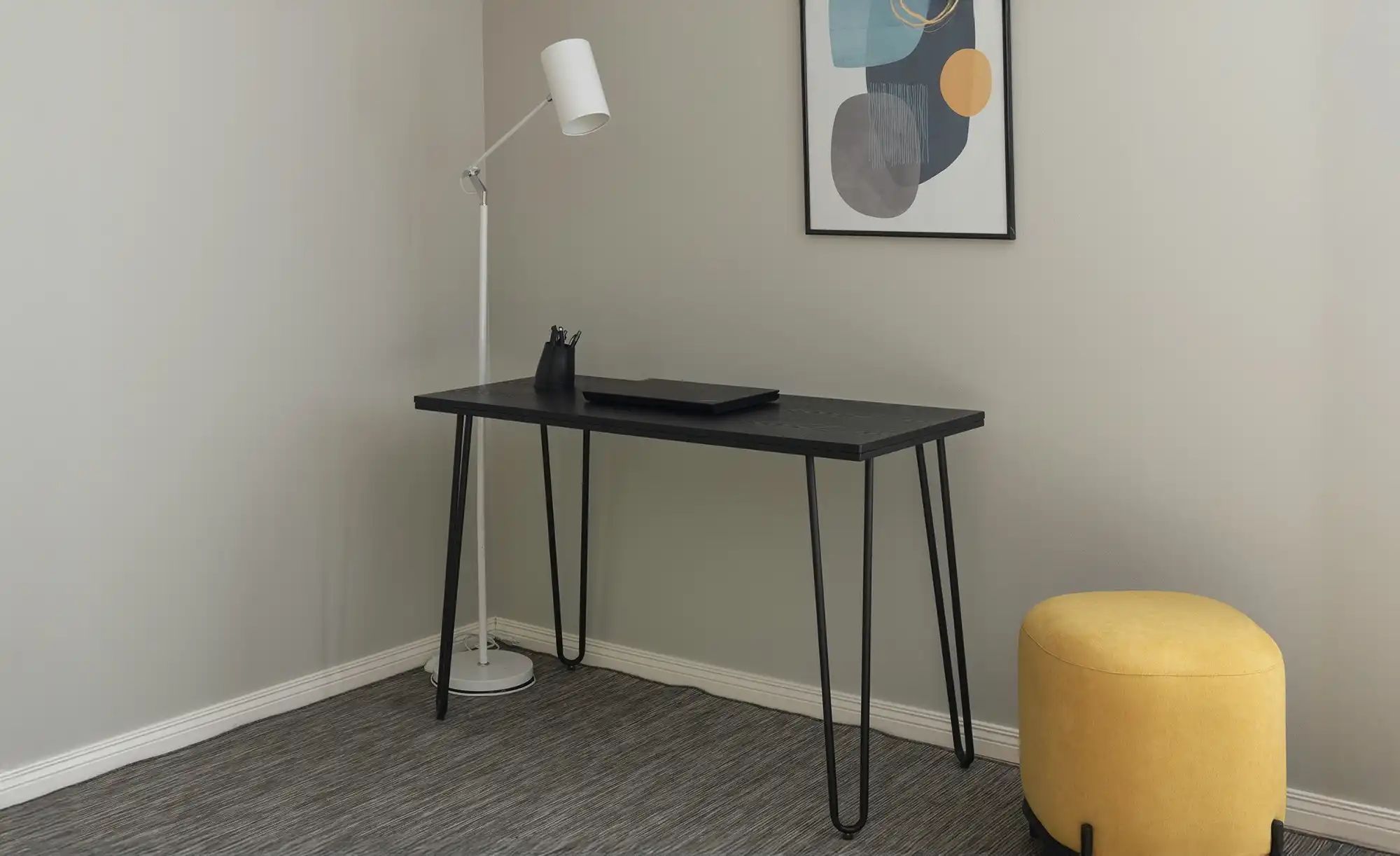 Schreibtisch  Work ¦ schwarz ¦ Maße (cm): B: 120 H: 75 T: 50.0 Tische > Sch günstig online kaufen