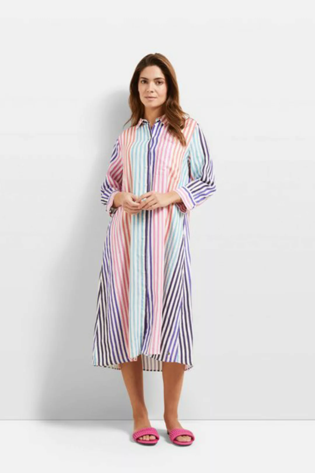 bugatti Blusenkleid mit stilvoller Streifenkombination günstig online kaufen