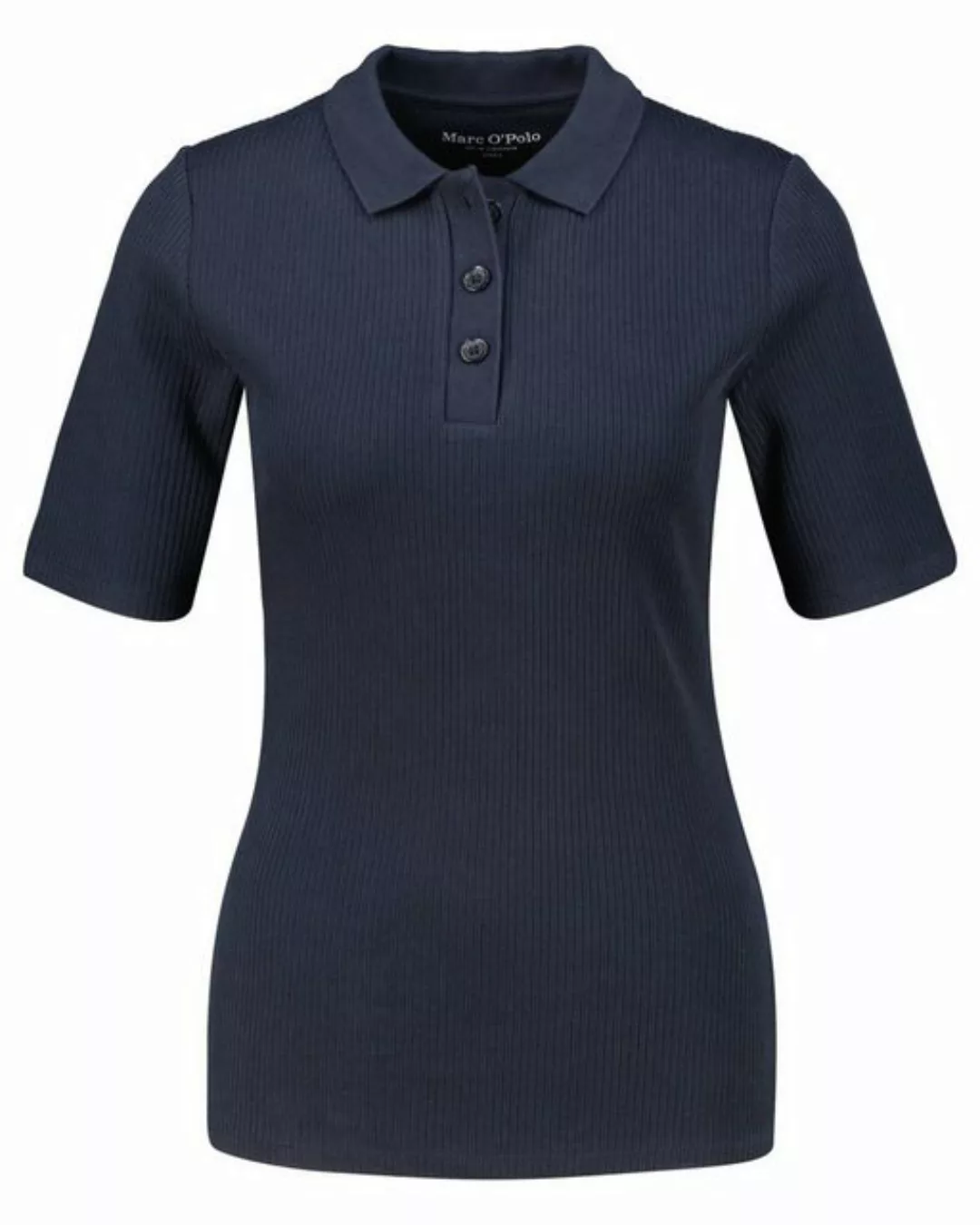 Marc O'Polo Shirtbluse Jersey polo, short sleeve, polo col günstig online kaufen
