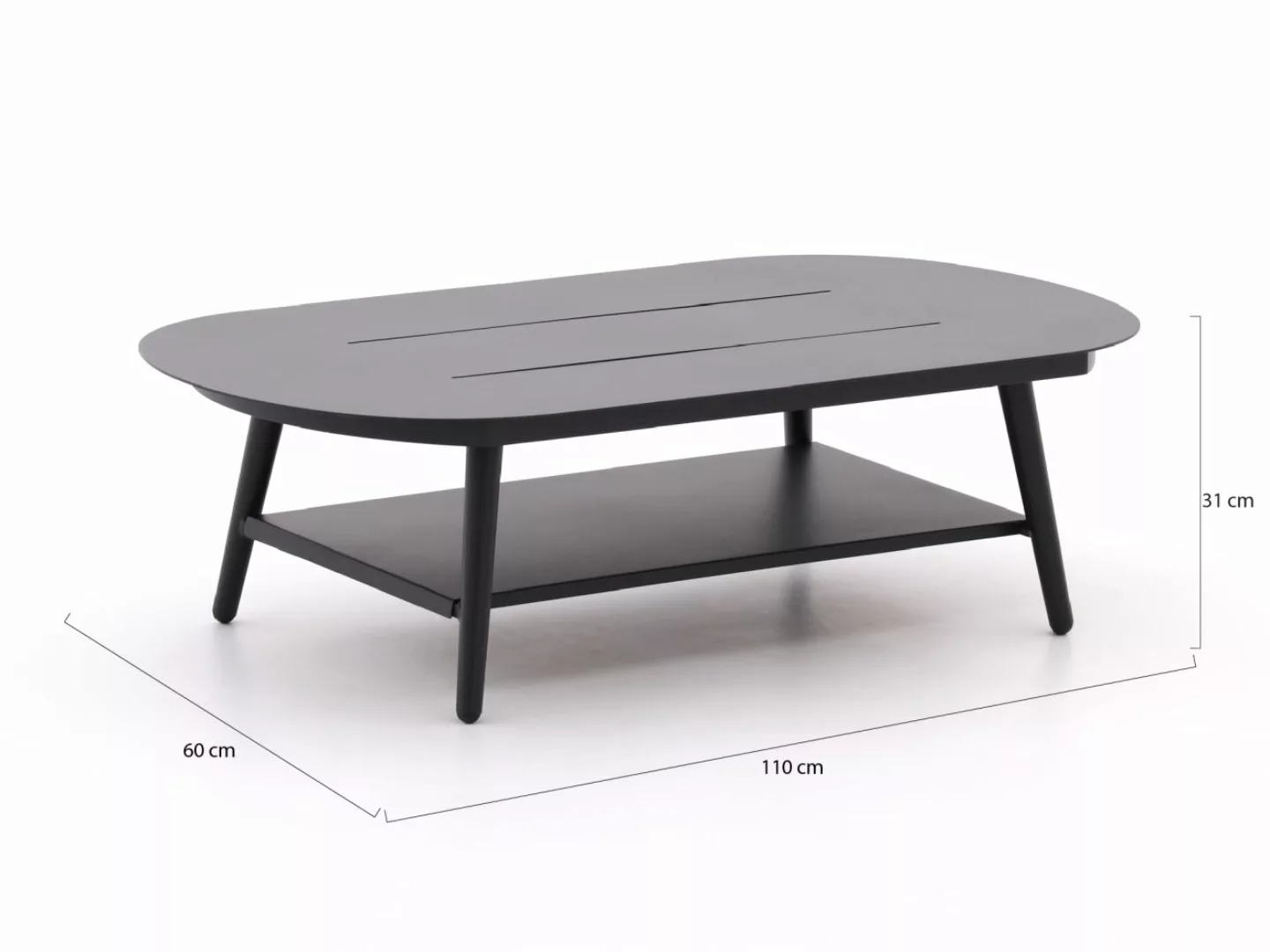 Bellagio Valli Loungetisch 110x60x31 cm günstig online kaufen