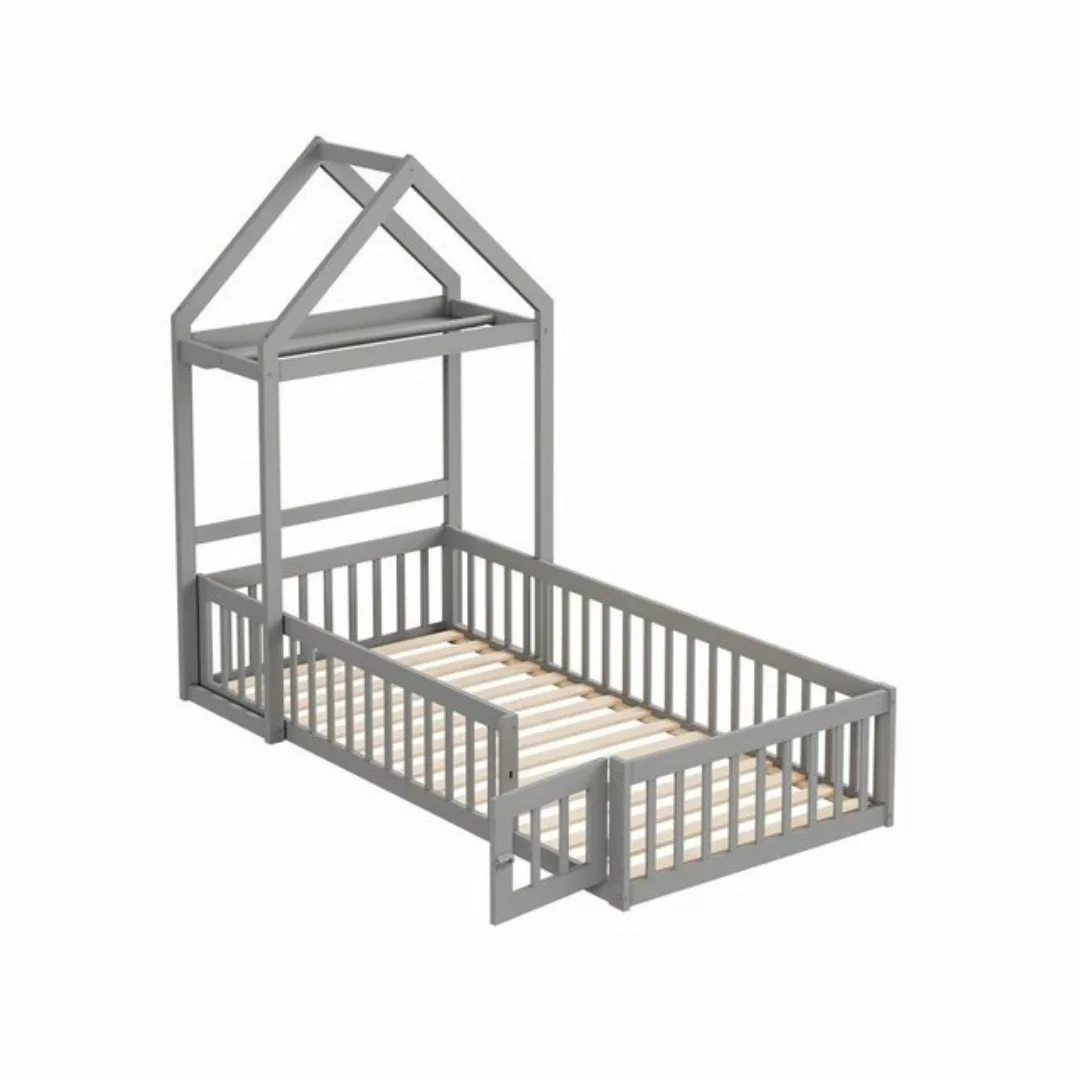 REDOM Kinderbett mit Stauraum, Vollschutzgitter und Türen und Lattenrost (H günstig online kaufen