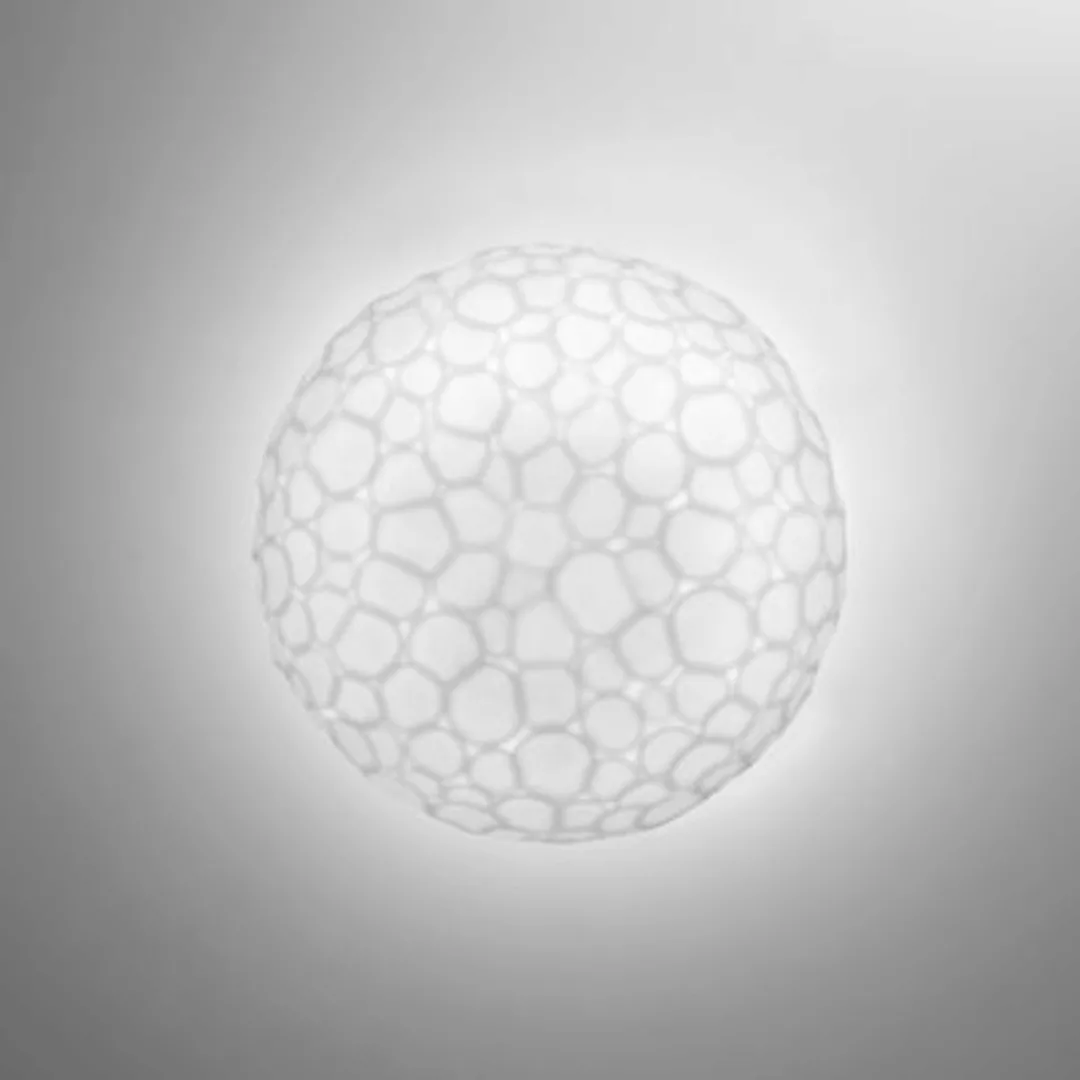 Wandleuchte Meteorite LED glas weiß / Plafonnier - Ø 15 cm - Artemide - Wei günstig online kaufen