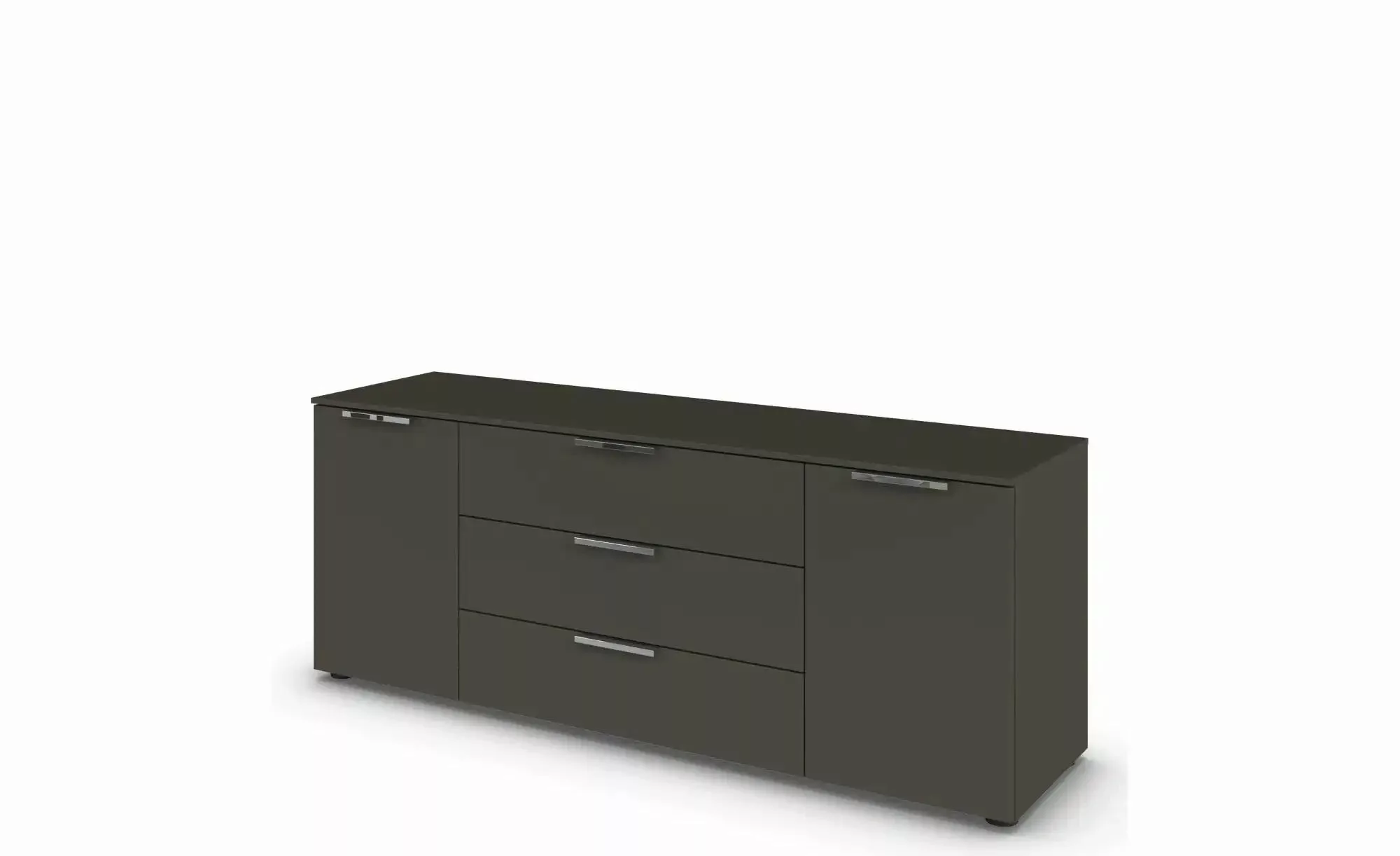 Sideboard ¦ schwarz ¦ Maße (cm): B: 160 H: 61 Kommoden & Sideboards > Sideb günstig online kaufen