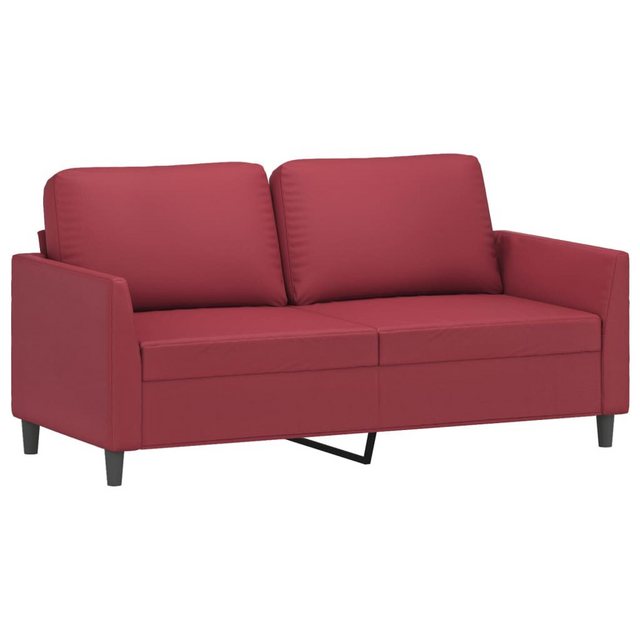 vidaXL Sofa, 2-Sitzer-Sofa Weinrot 140 cm Kunstleder günstig online kaufen