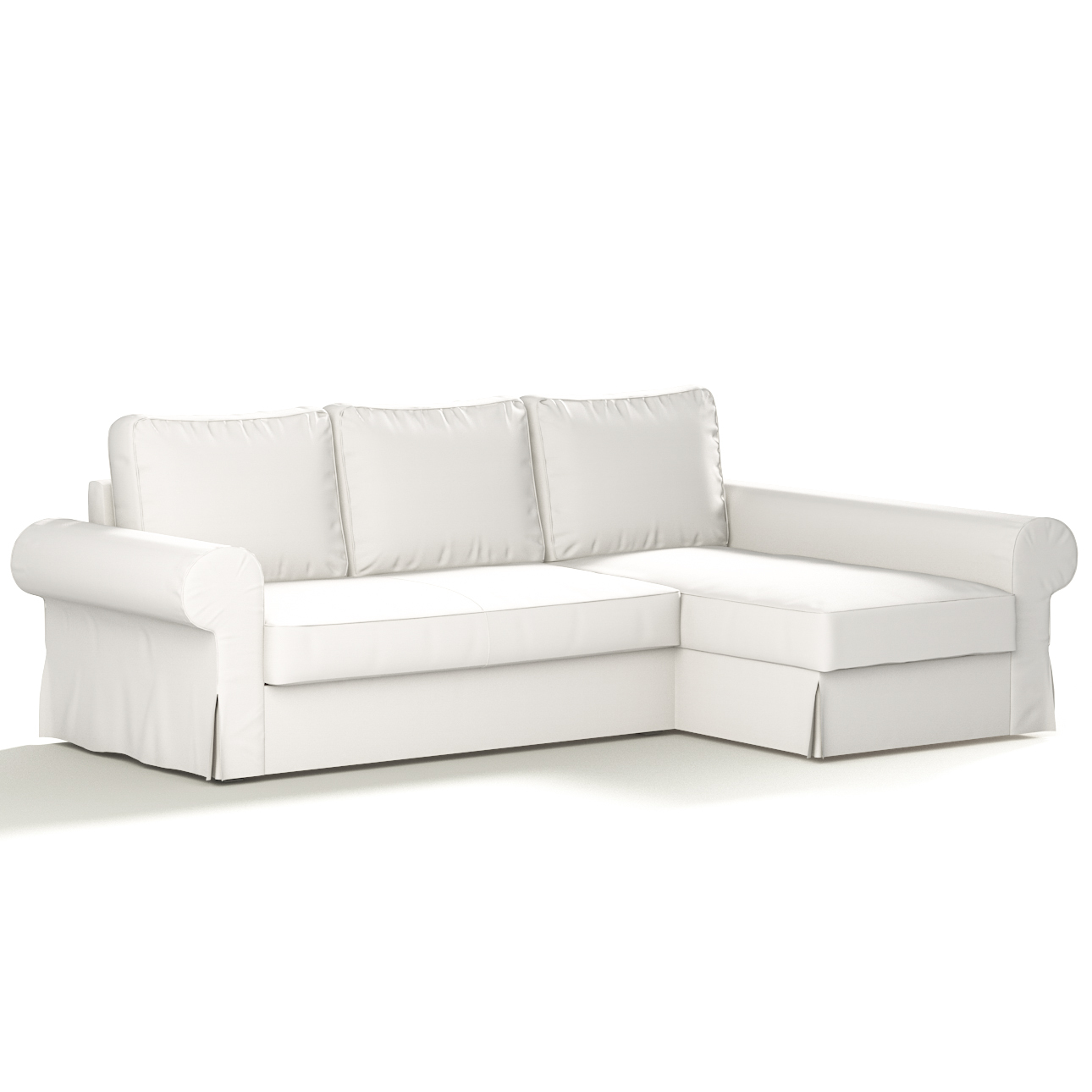 Bezug für Backabro Bettsofa / Recamiere, weiss, Bezug für Bettsofa Backabro günstig online kaufen