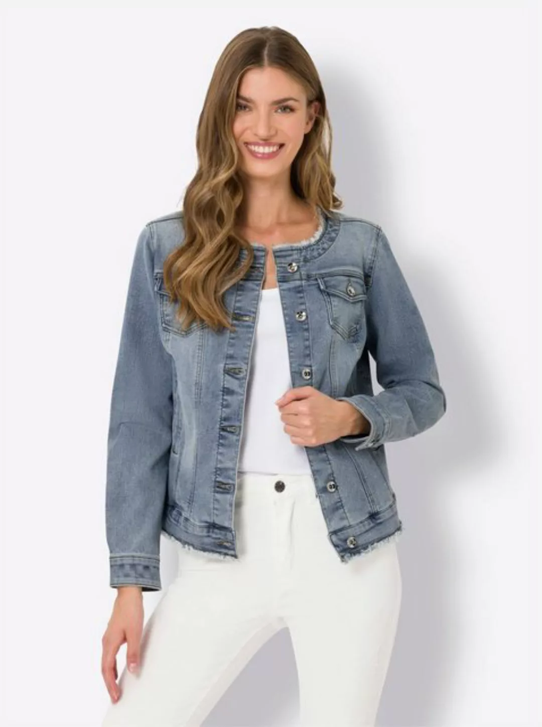 heine Allwetterjacke Jeans-Jacke günstig online kaufen