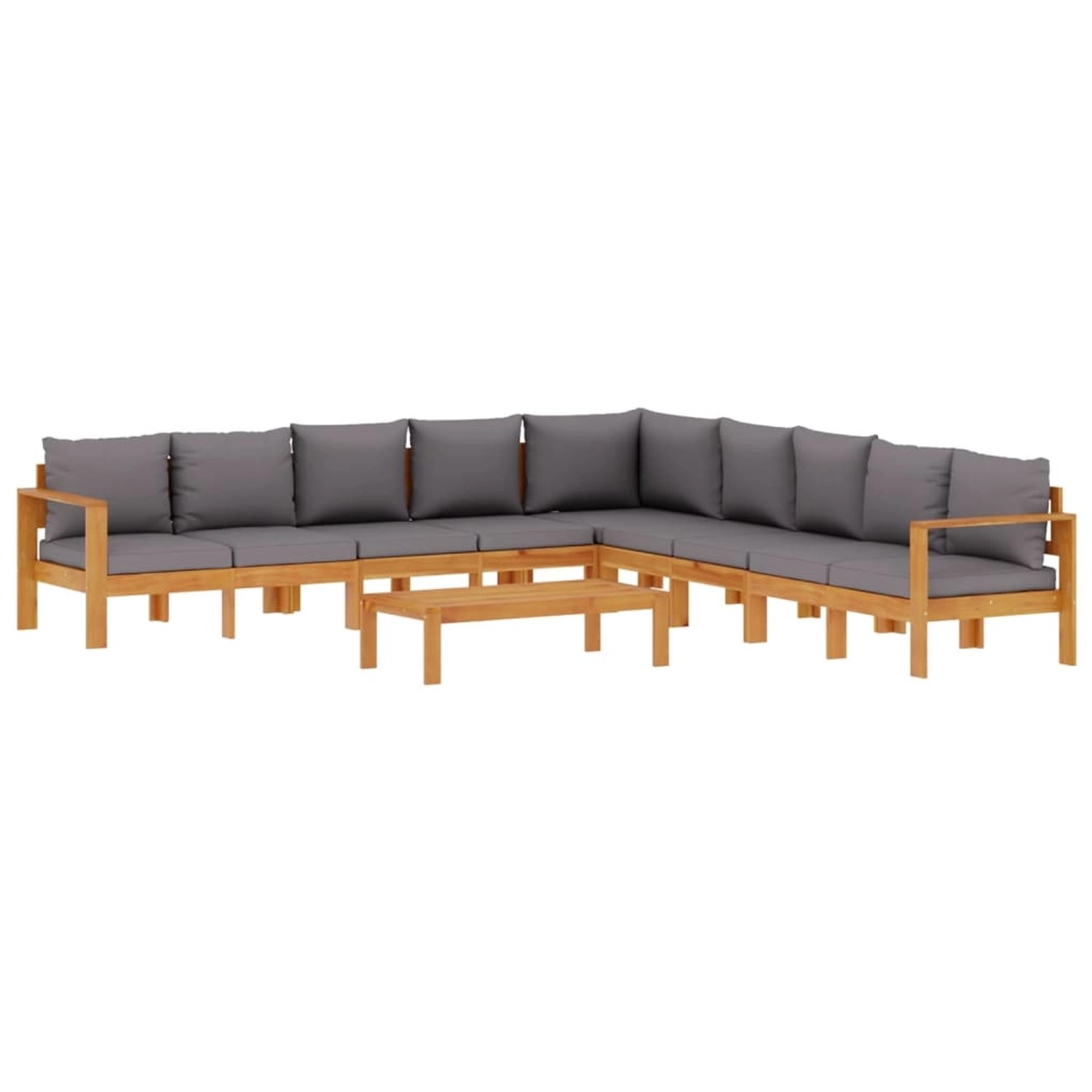 vidaXL 6-Tlg Garten-Sofagarnitur mit Kissen Massivholz Akazie 3214867 günstig online kaufen