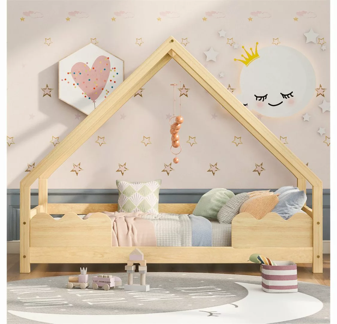 XDeer Jugendbett Hausbett Kinderbett 80x160cm mit Rausfallschutz Spielbett, günstig online kaufen