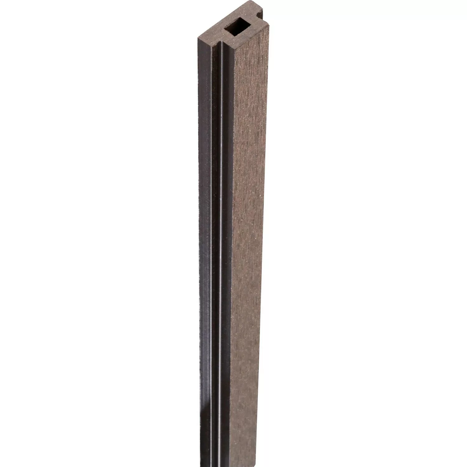 GroJa Nutleiste Solid-Steckzaun WPC 190 cm x 2,9 cm x 1,5 cm Terra günstig online kaufen