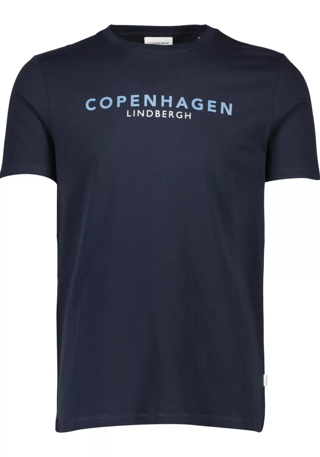 LINDBERGH T-Shirt, mit Logo und Rundhalsausschnitt günstig online kaufen