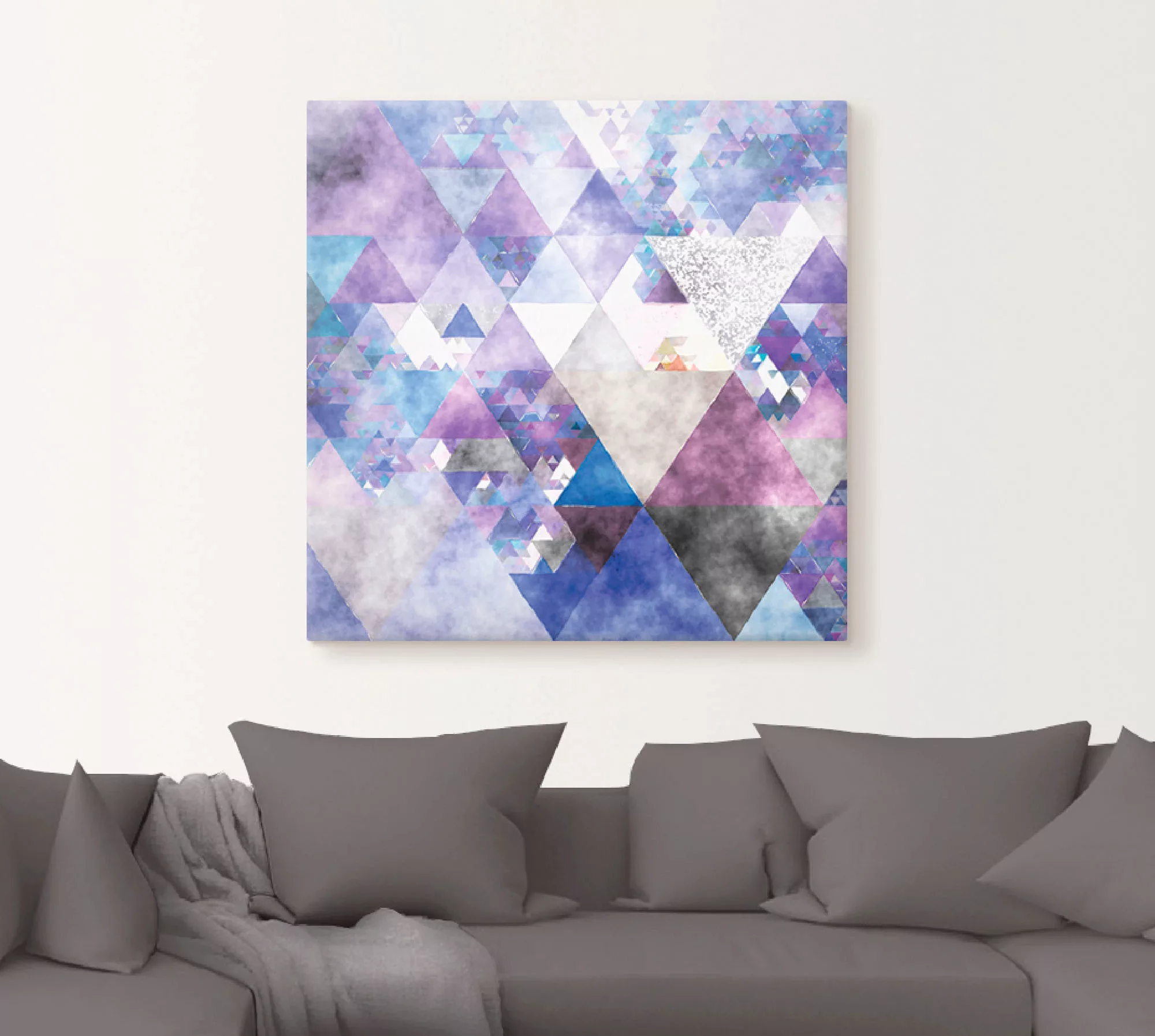 Artland Wandbild "Dreiecke", Muster, (1 St.) günstig online kaufen