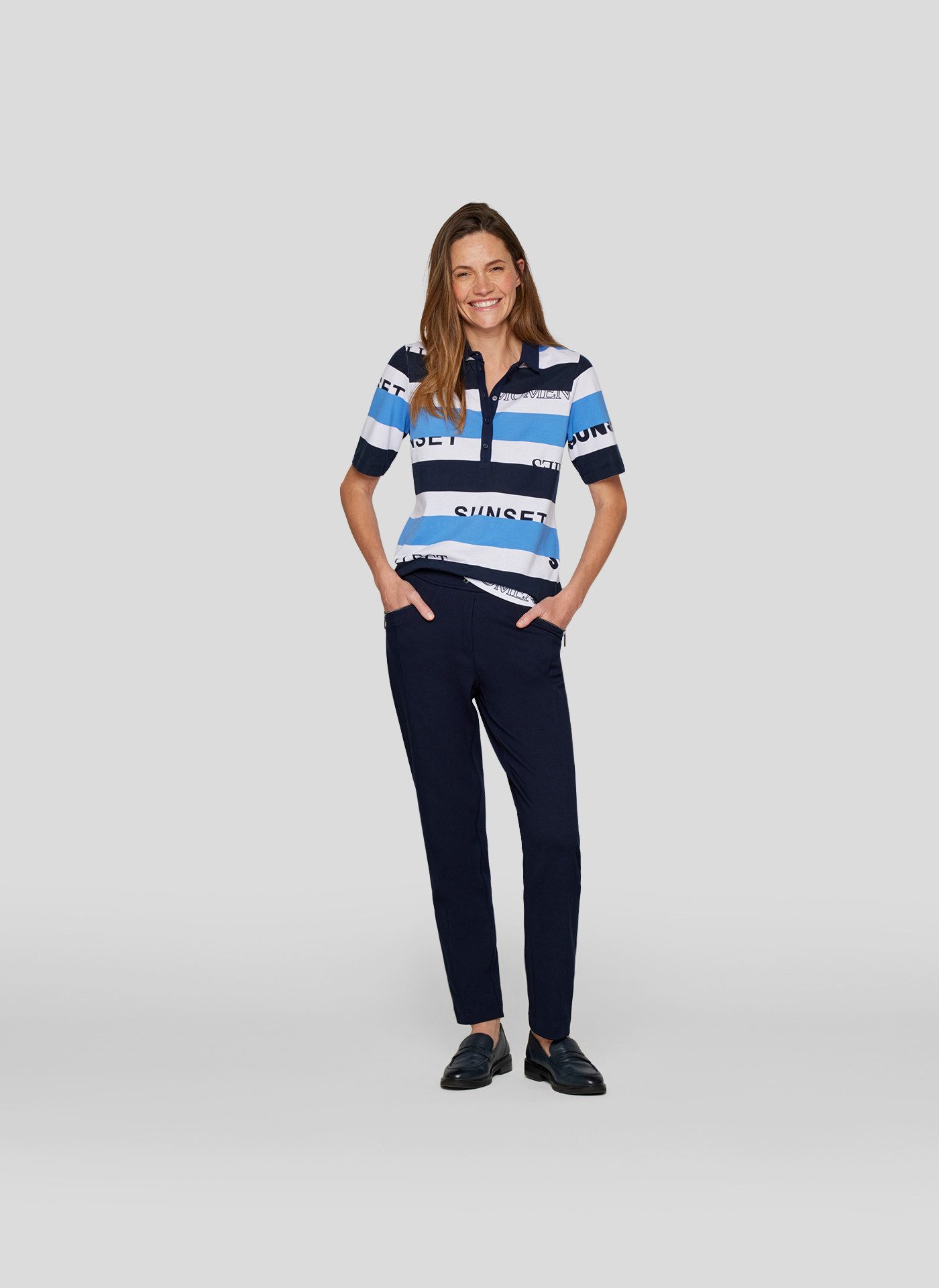 Rabe Poloshirt, mit Colorblocking günstig online kaufen