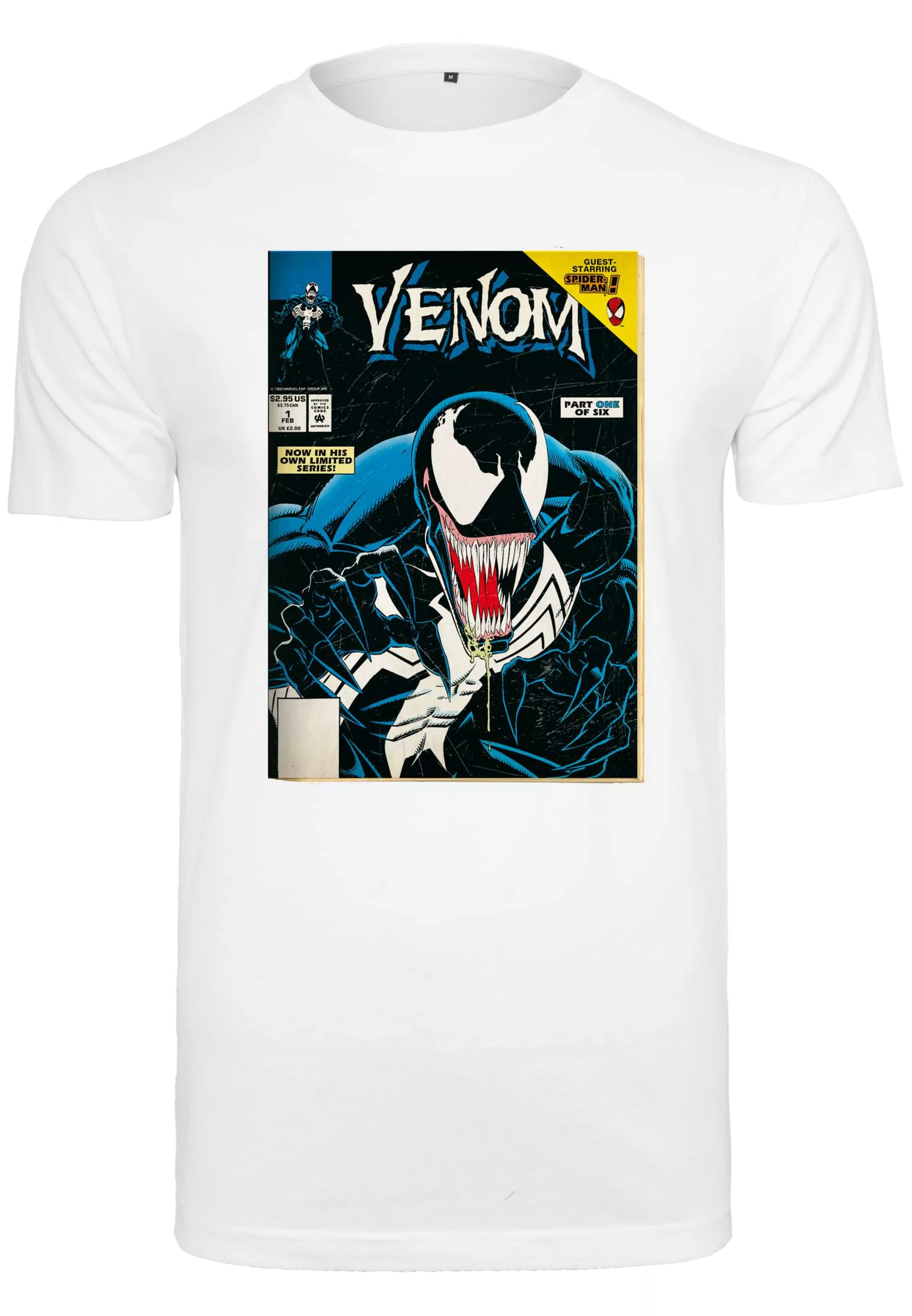 Merchcode Kurzarmshirt "Merchcode Herren Marvel Comics Venom Cover Tee" günstig online kaufen