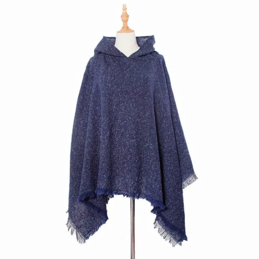 Gigicial Strickponcho Damen-Poncho-Pullover, Damen Poncho Cape übergroßer W günstig online kaufen