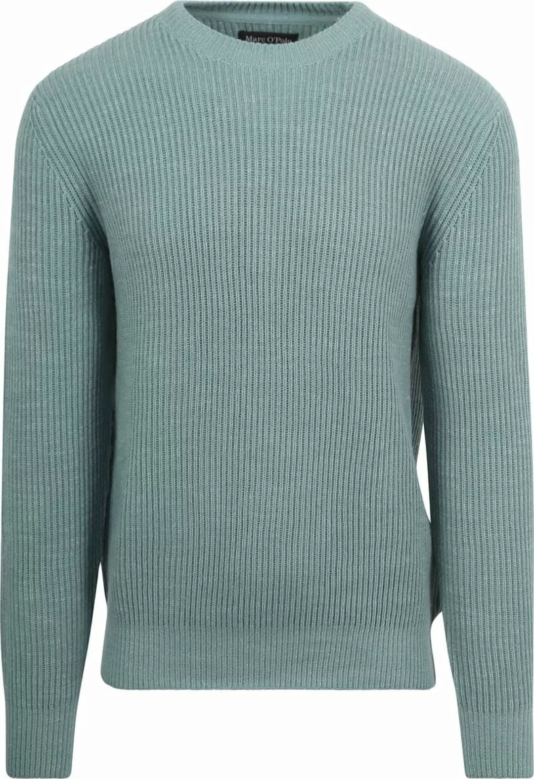 Marc O'Polo Pullover Wool Blend Stahlblau - Größe XL günstig online kaufen