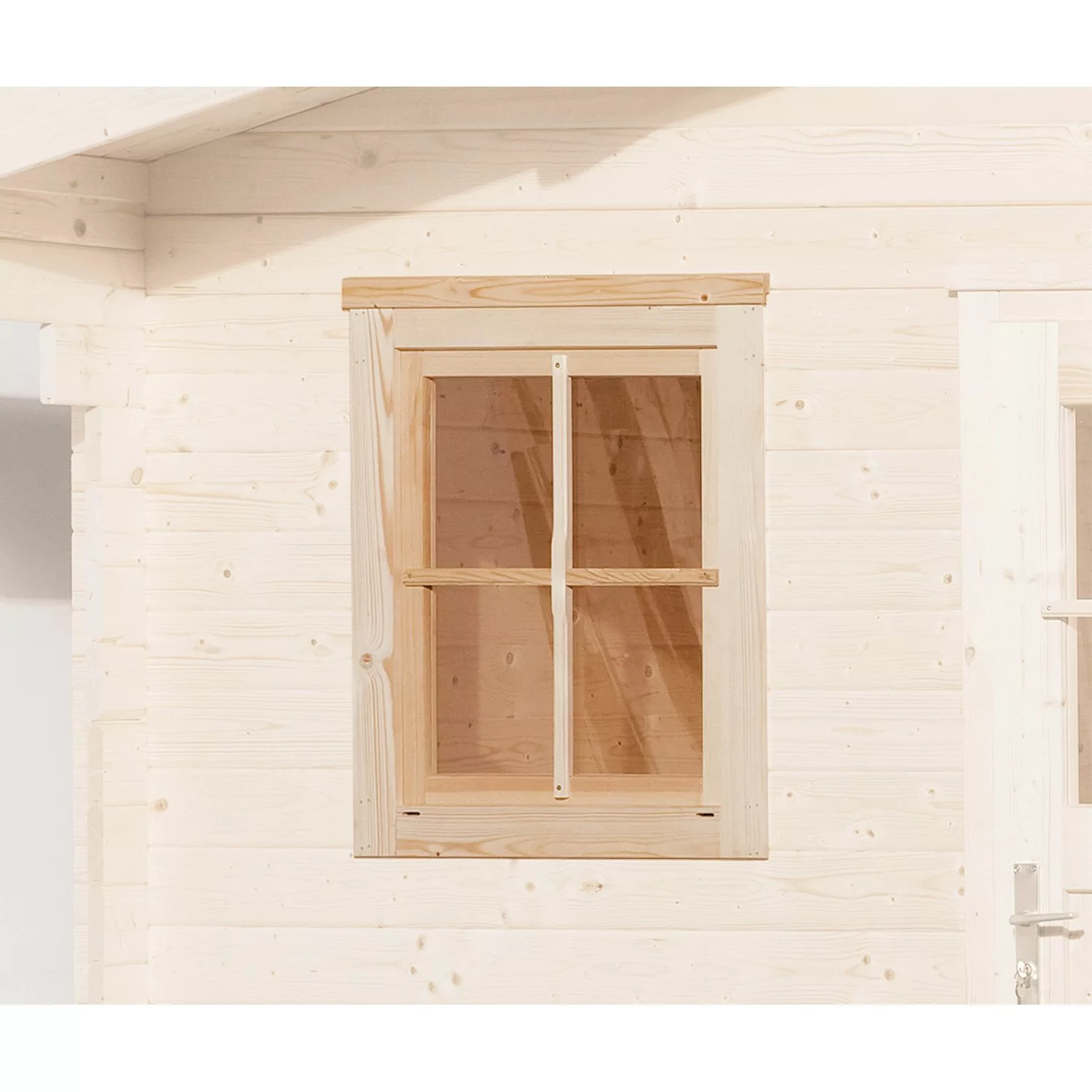 Einzelfenster Weiß 69 x 79 cm für Weka Gartenhaus/Gerätehaus mit Wandstärke günstig online kaufen