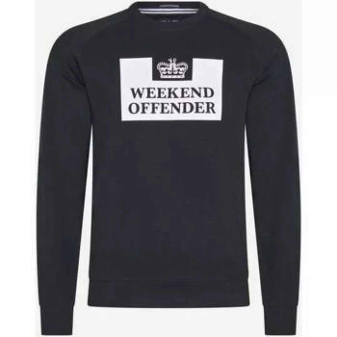 Weekend Offender  Pullover Gefängnisklassiker - schwarz günstig online kaufen