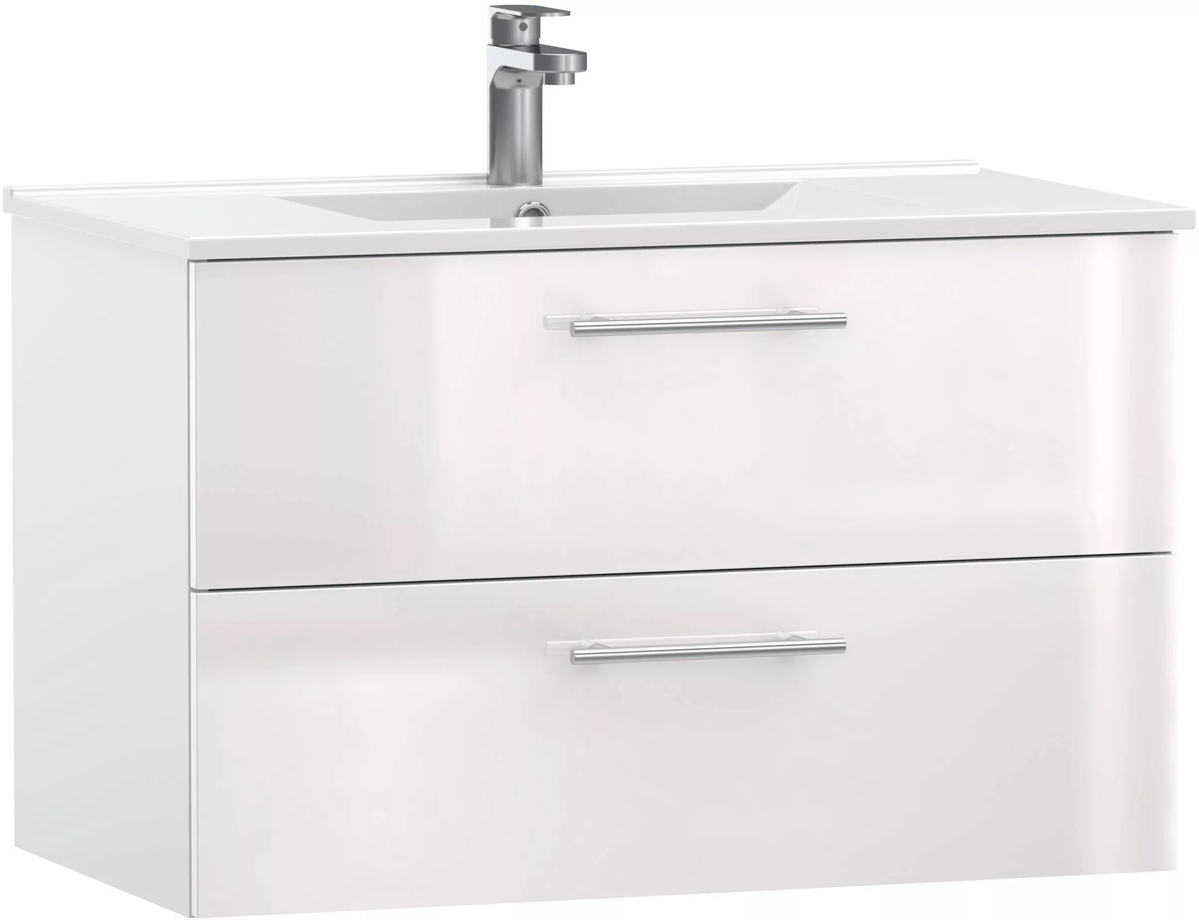 welltime Waschtisch "Athen Badschrank Badezimmer WC Unterschrank mit Becken günstig online kaufen