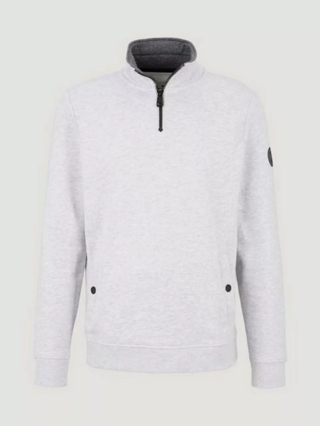 TOM TAILOR Sweatshirt Troyer Grindle Contrast (1-tlg) günstig online kaufen