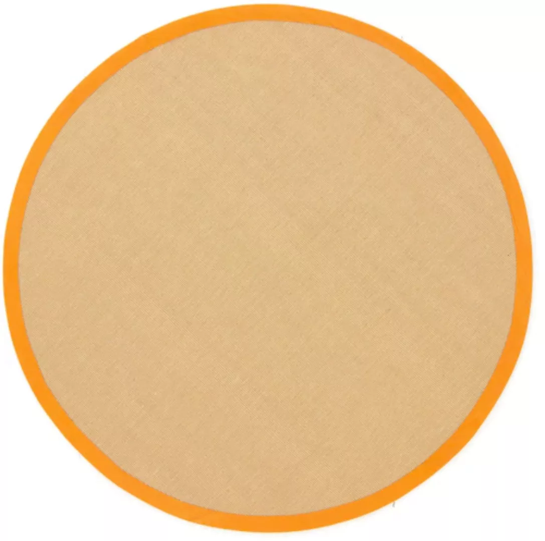 carpetfine Sisalteppich »Sisal«, rund, mit farbiger Bordüre, Anti-Rutsch Rü günstig online kaufen