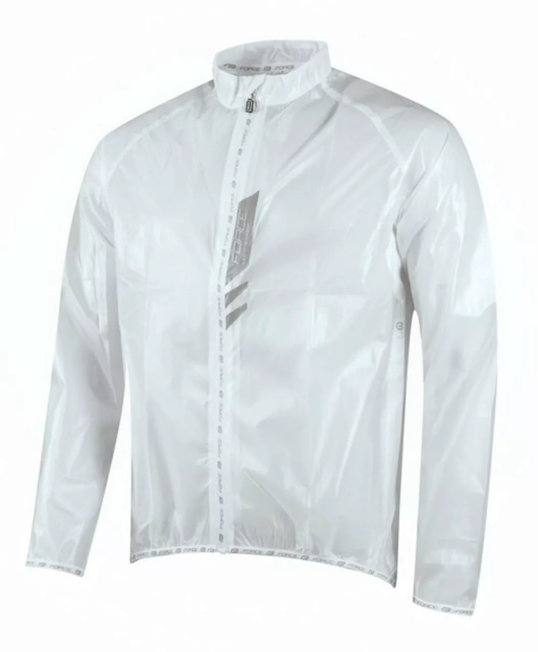 FORCE Fahrradjacke jacket FORCE LIGHTWEIGHT windproof transparent L günstig online kaufen