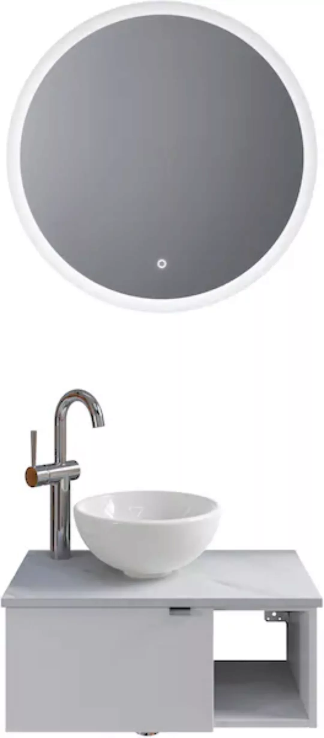 Saphir Badmöbel-Set »Serie 6915«, (4 St.), Gäste-Bad, 70 cm breit, mit LED- günstig online kaufen