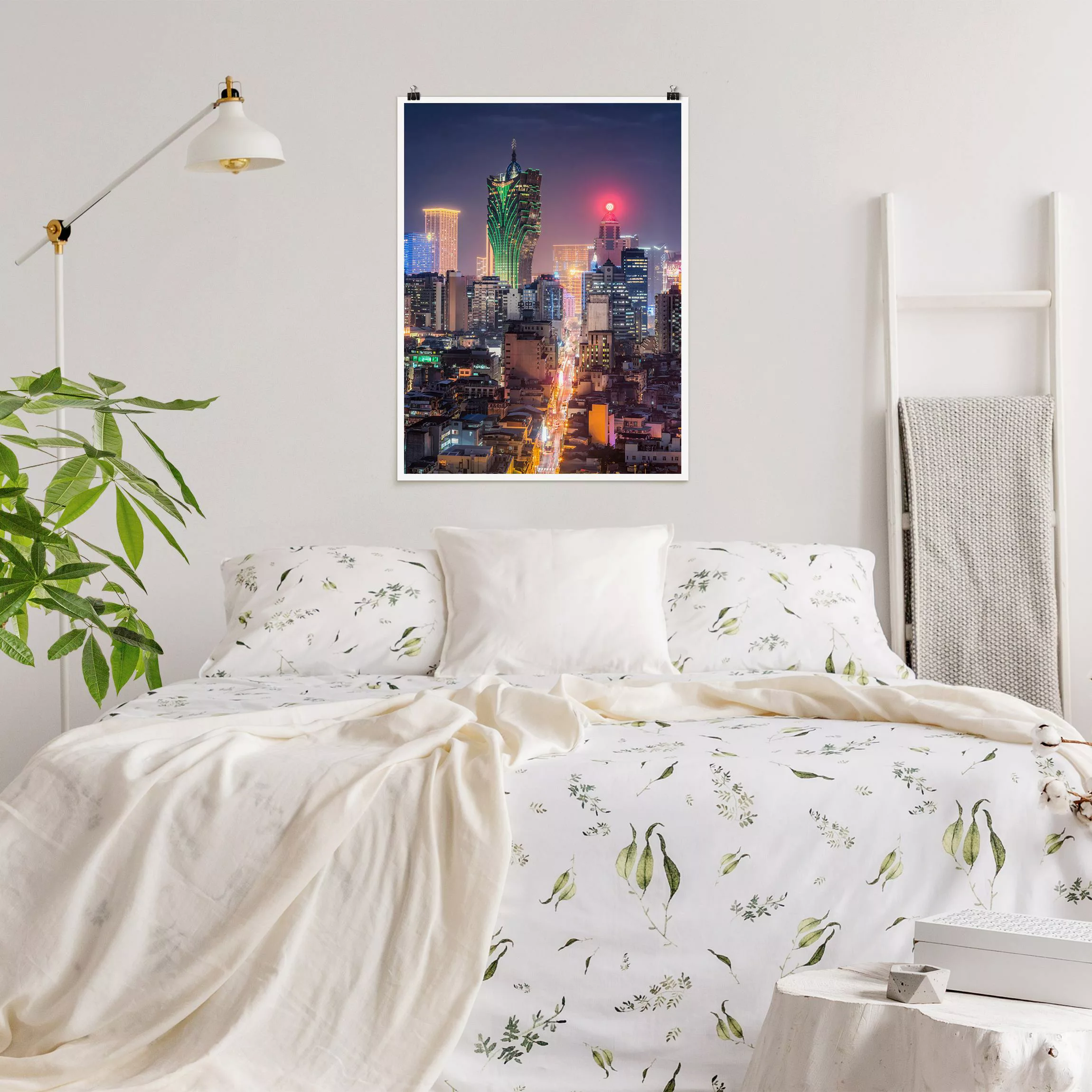 Poster Nachtlichter von Macau günstig online kaufen