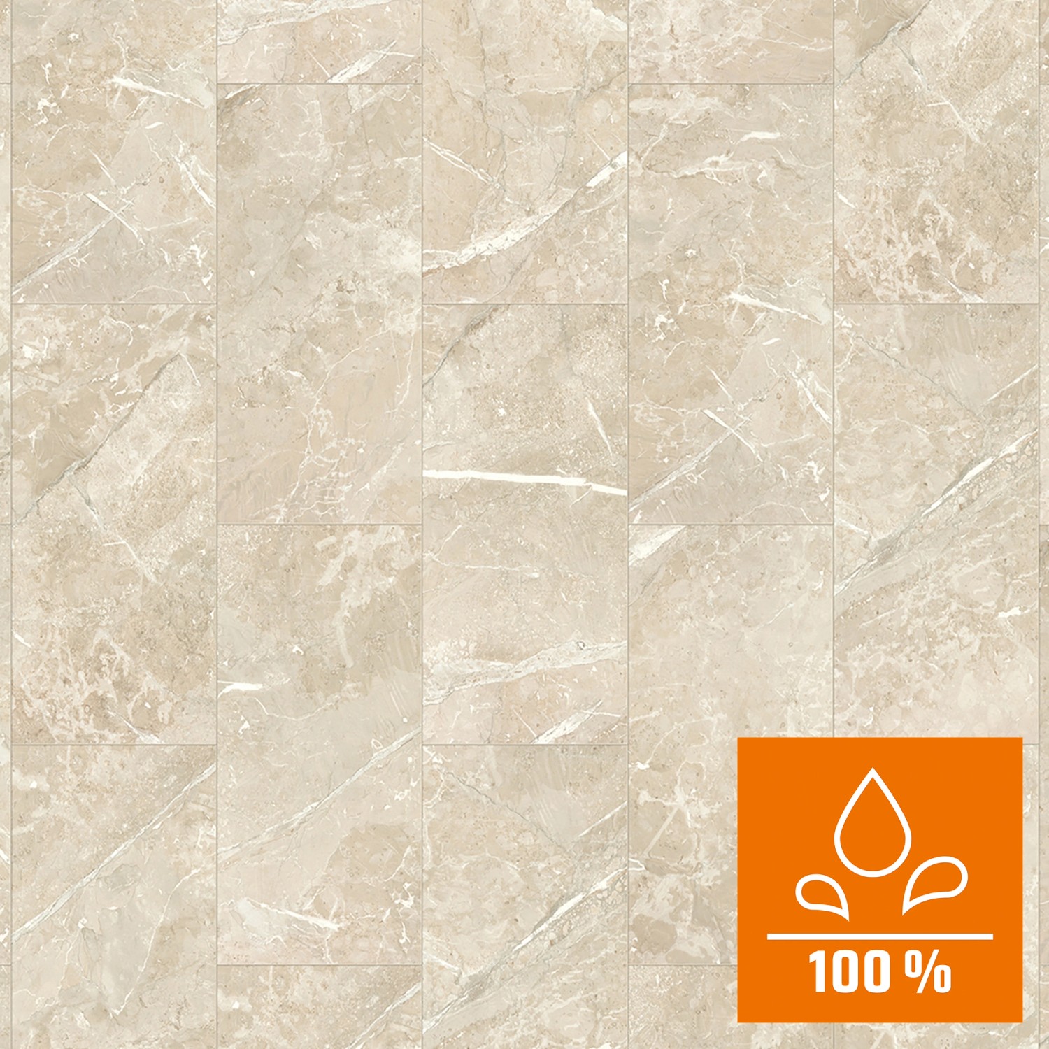 Classen Laminatboden Wasserresistent Granit-beige Stein-Optik Fliese Stein günstig online kaufen