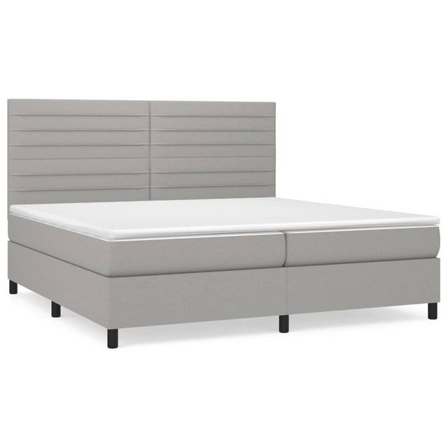 vidaXL Boxspringbett Bett Boxspringbett mit Matratze Stoff (200 x 200 cm, D günstig online kaufen