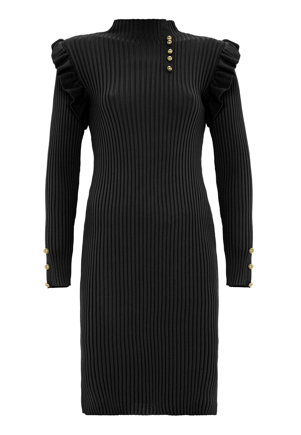 Cipo & Baxx Jerseykleid, mit trendigen Zierknöpfen günstig online kaufen