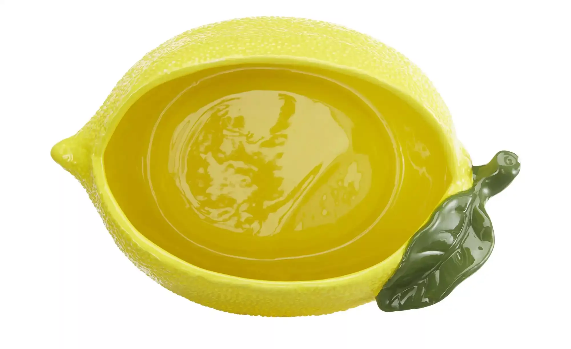 Schüssel  Zitrone ¦ gelb ¦ Dolomite ¦ Maße (cm): B: 24,5 H: 13 T: 15,5 Gesc günstig online kaufen