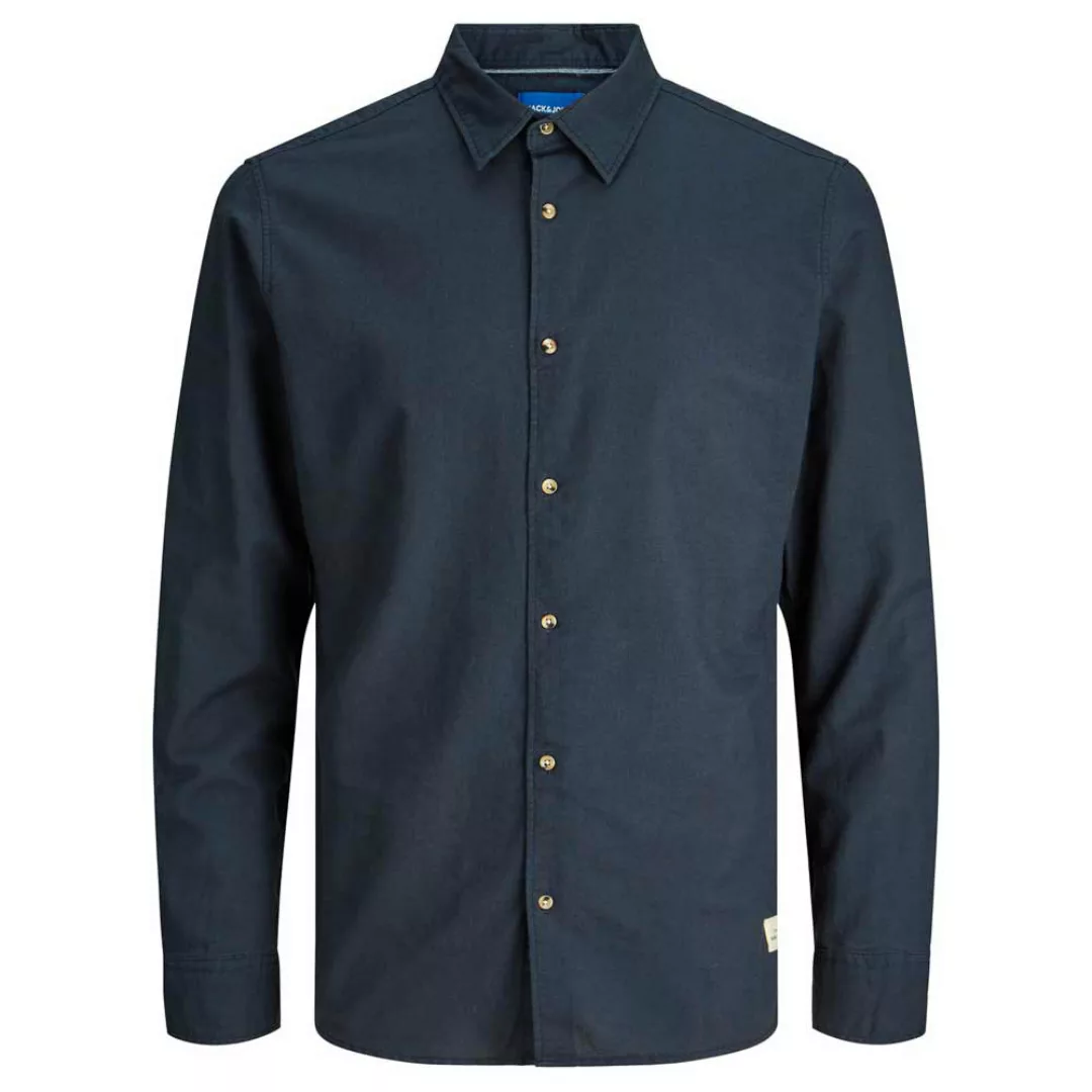 Jack & Jones Lenny Langarm Hemd L Navy Blazer / Slim Fit günstig online kaufen