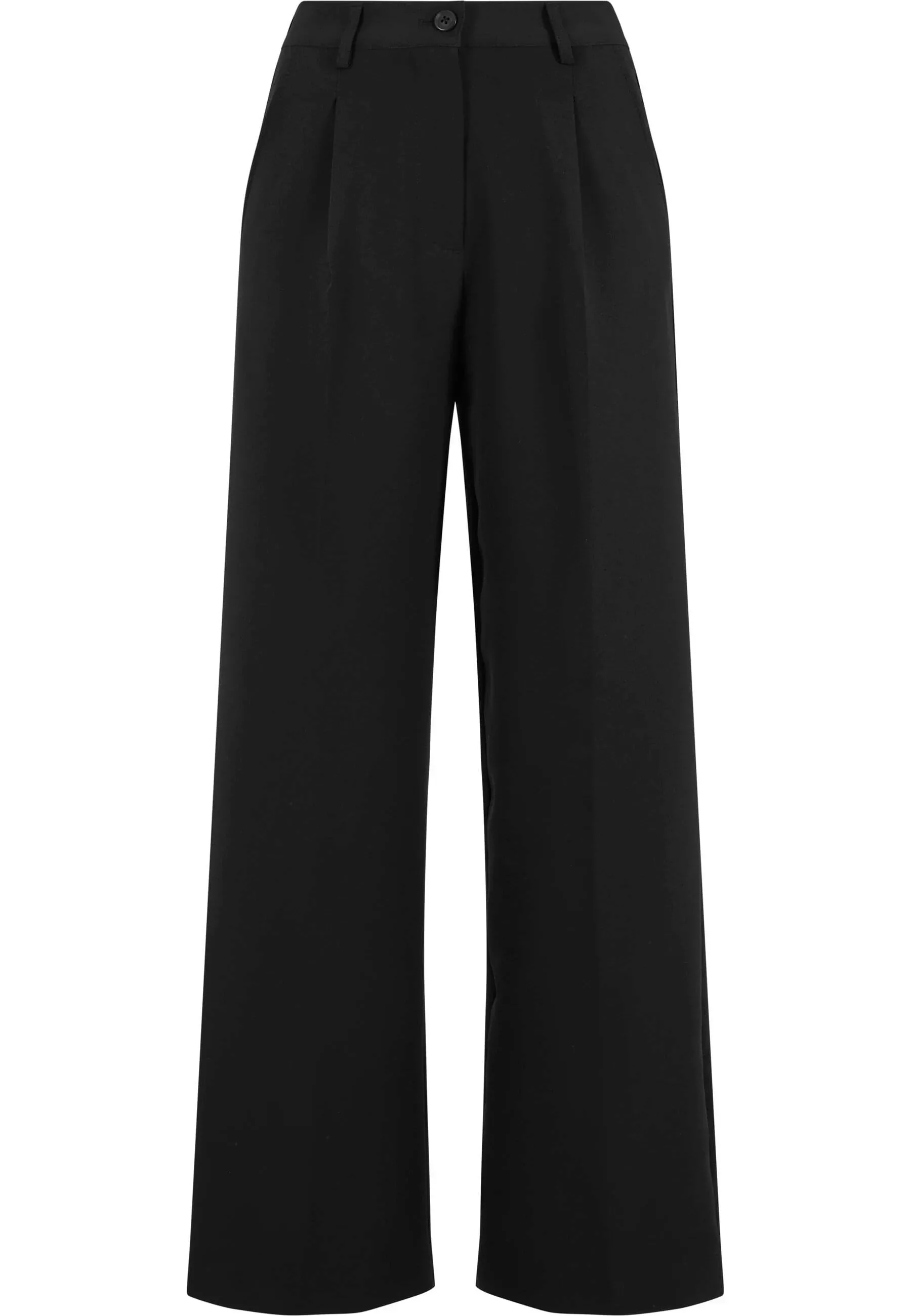 URBAN CLASSICS Stoffhose "Urban Classics Ladies Wide Leg Trousers", (1 tlg. günstig online kaufen