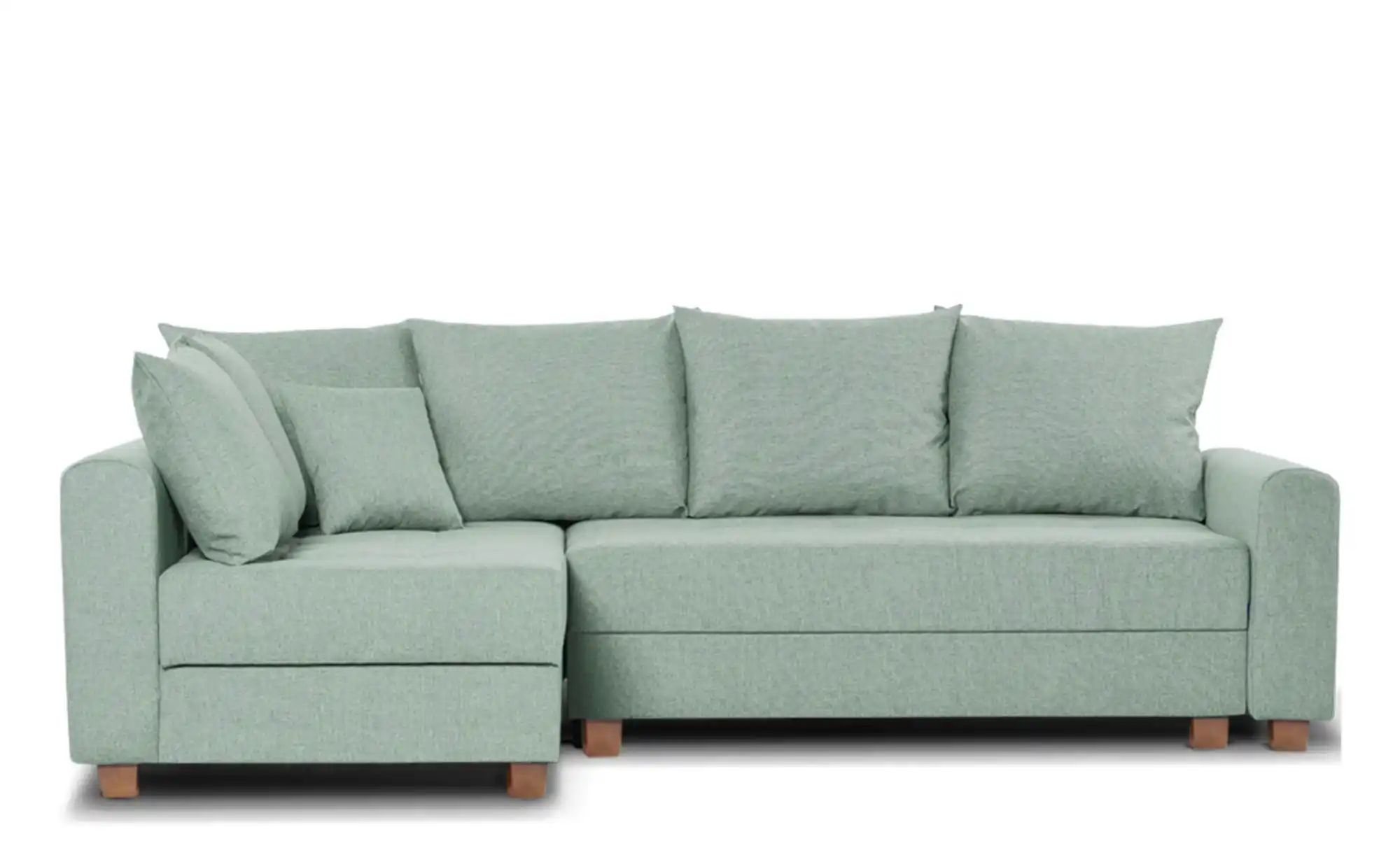 KONSIMO Ecksofa  Revo ¦ grün ¦ Maße (cm): B: 255 H: 88 Polstermöbel > Sofas günstig online kaufen