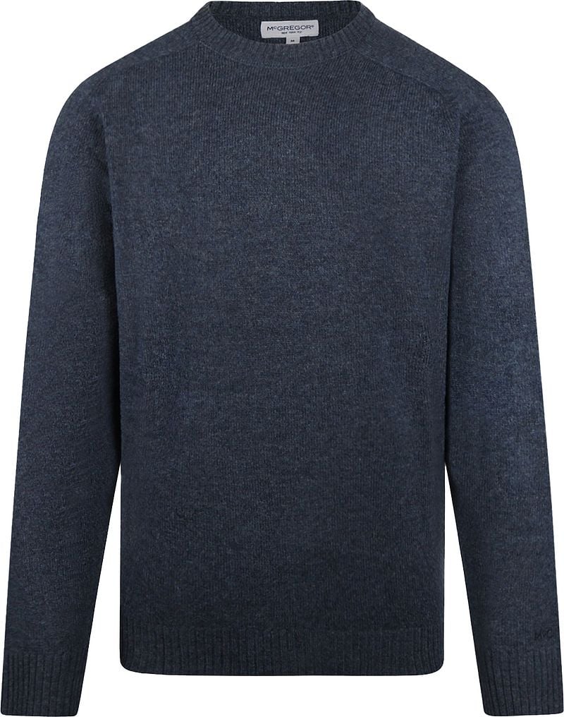 McGregor Pullover Lammwolle Melange Navy - Größe XXL günstig online kaufen