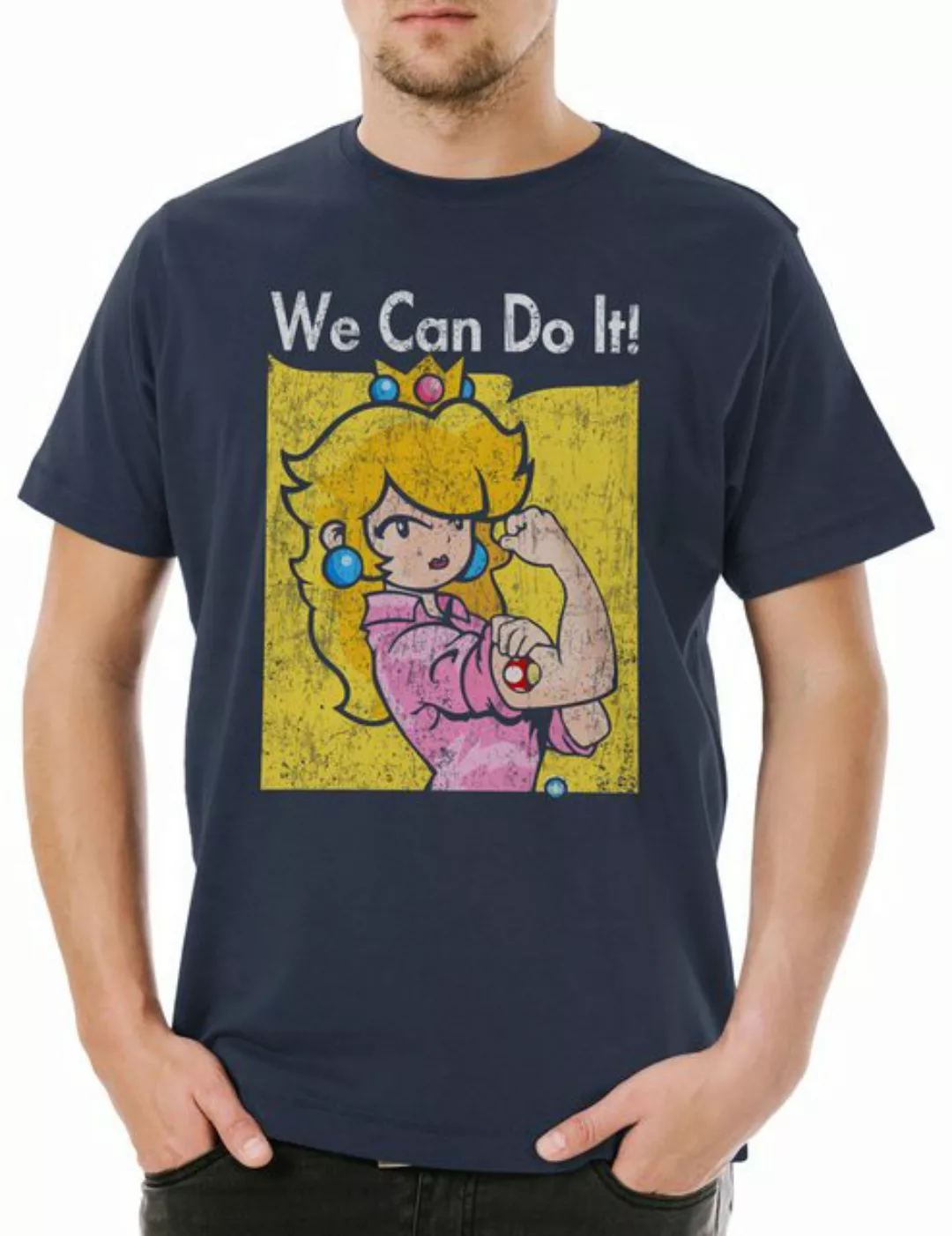 Urban Backwoods Print-Shirt We Can Do It Princess Herren T-Shirt Super Game günstig online kaufen