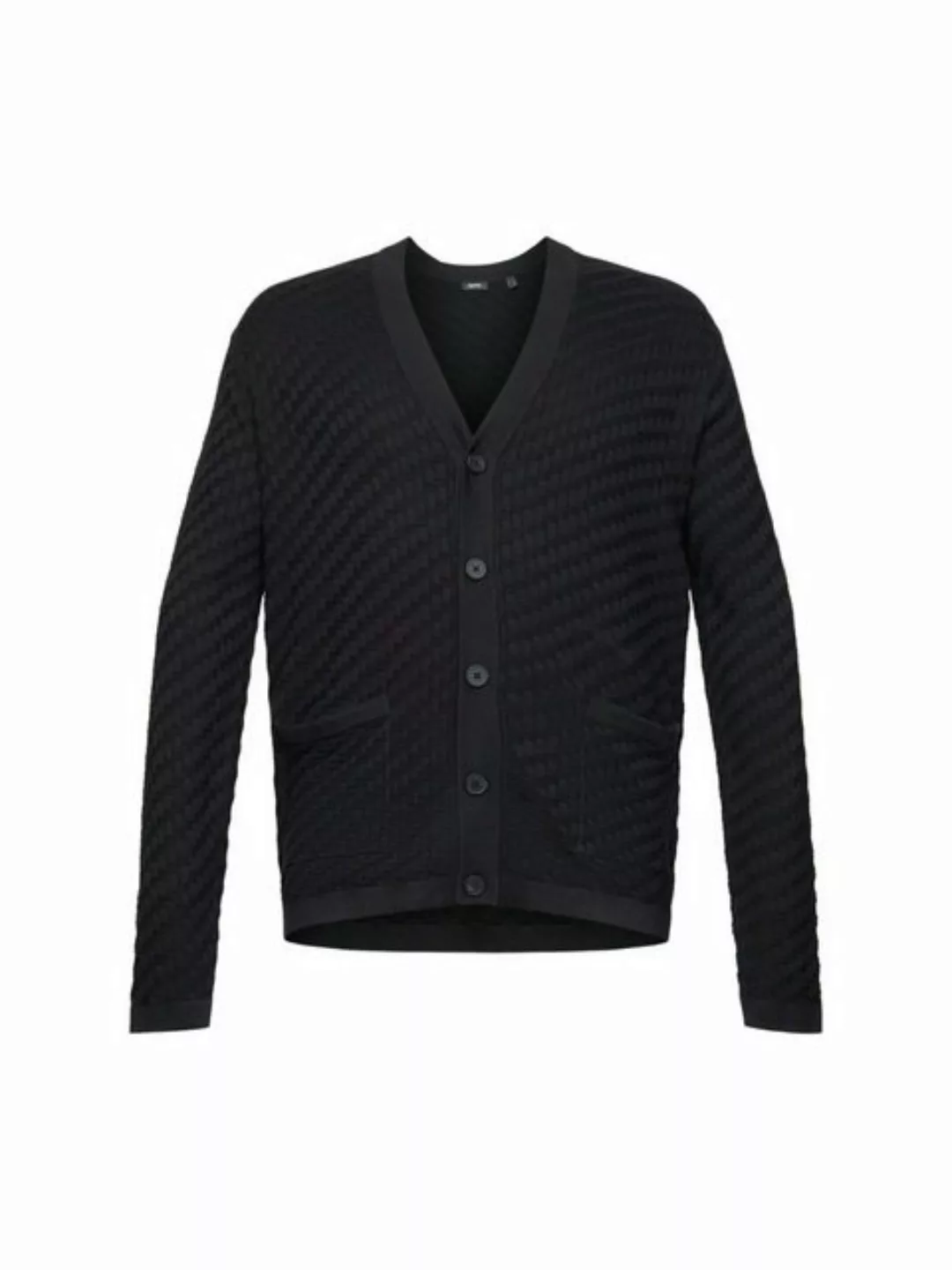 Esprit Collection Strickjacke Cardigan aus Struktur-Strick (1-tlg) günstig online kaufen