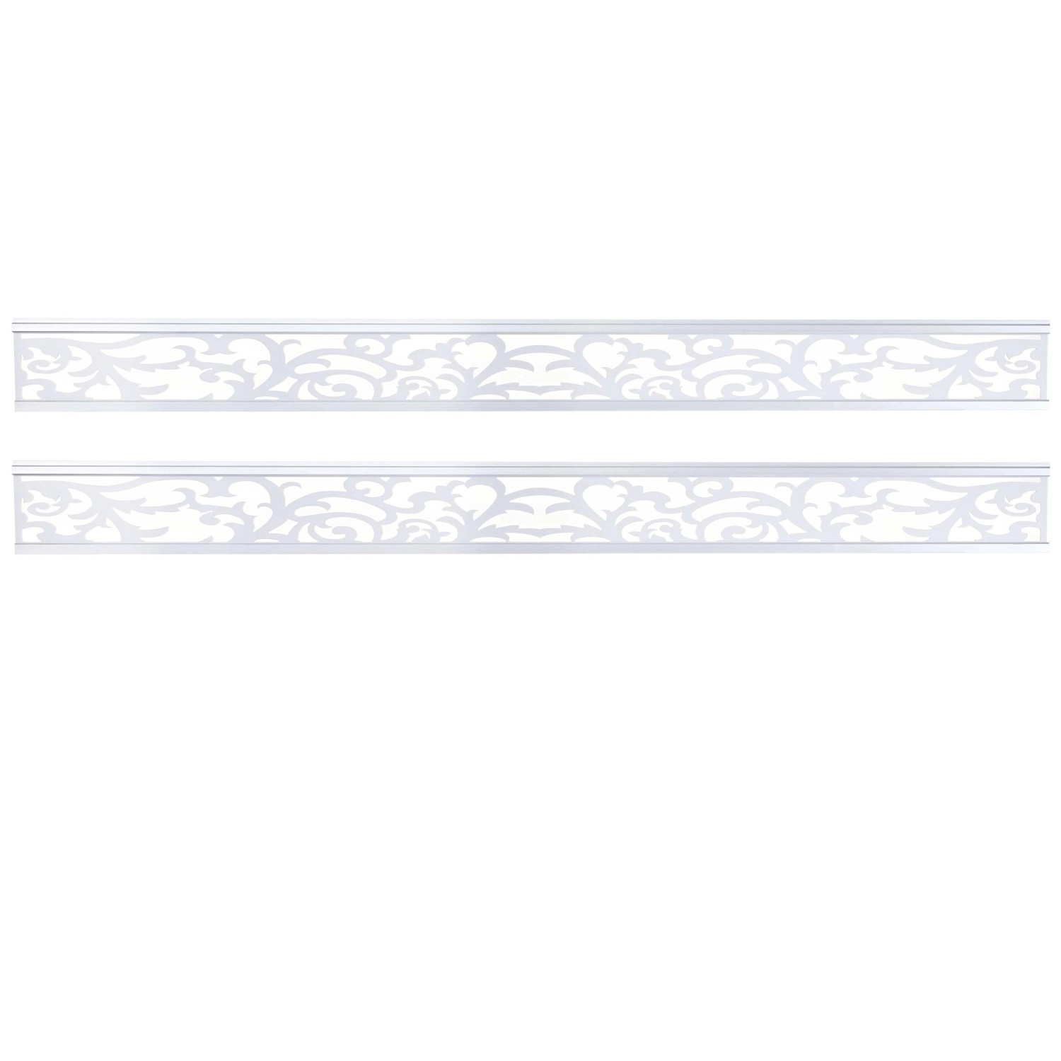 MCW 2er-Set Dekopaneel Für WPC-Sichtschutz Savoie Verkleidung 16x177cm Weiß günstig online kaufen